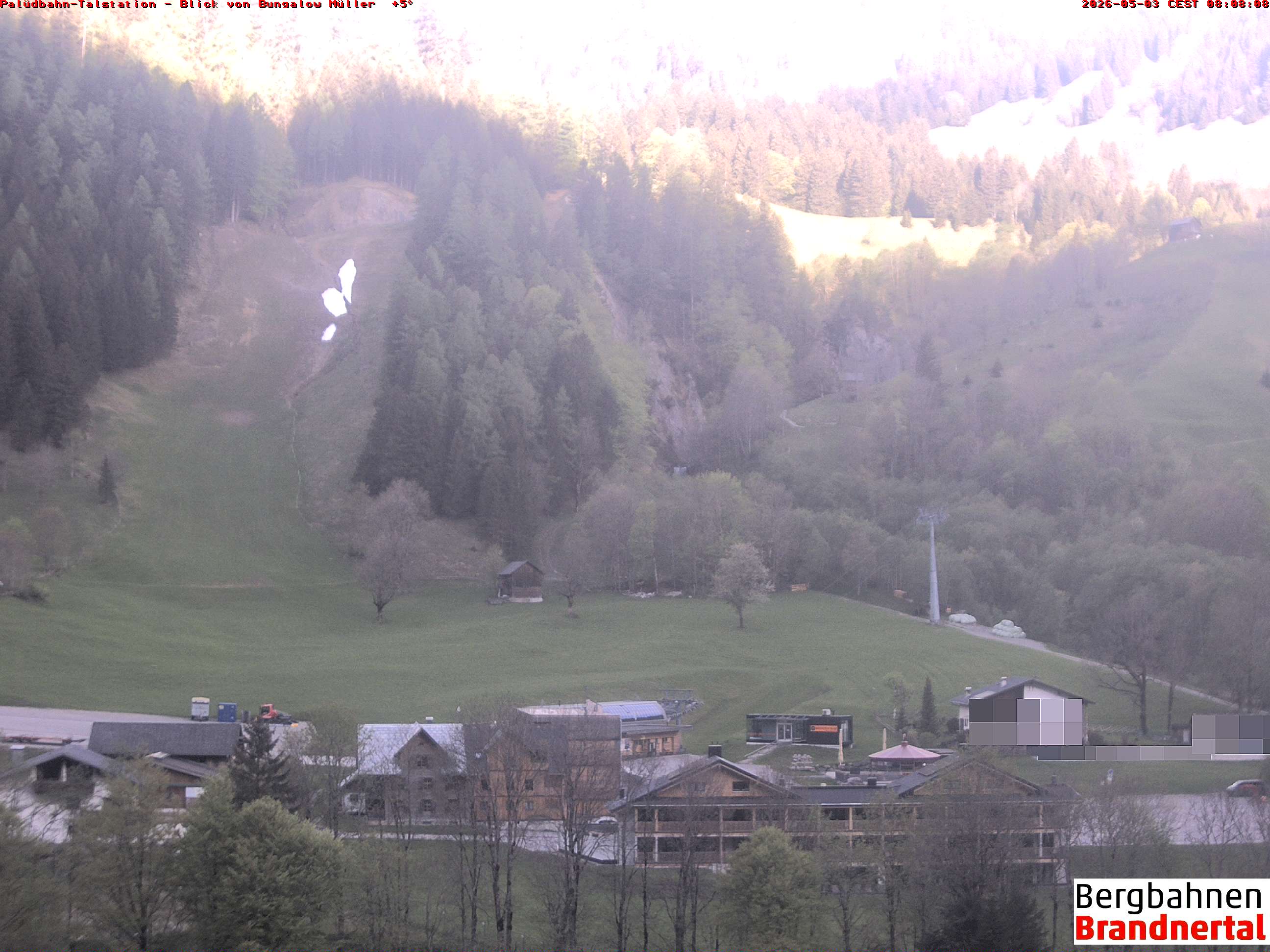 Blick auf Palüdbahn von Bungalow Müller