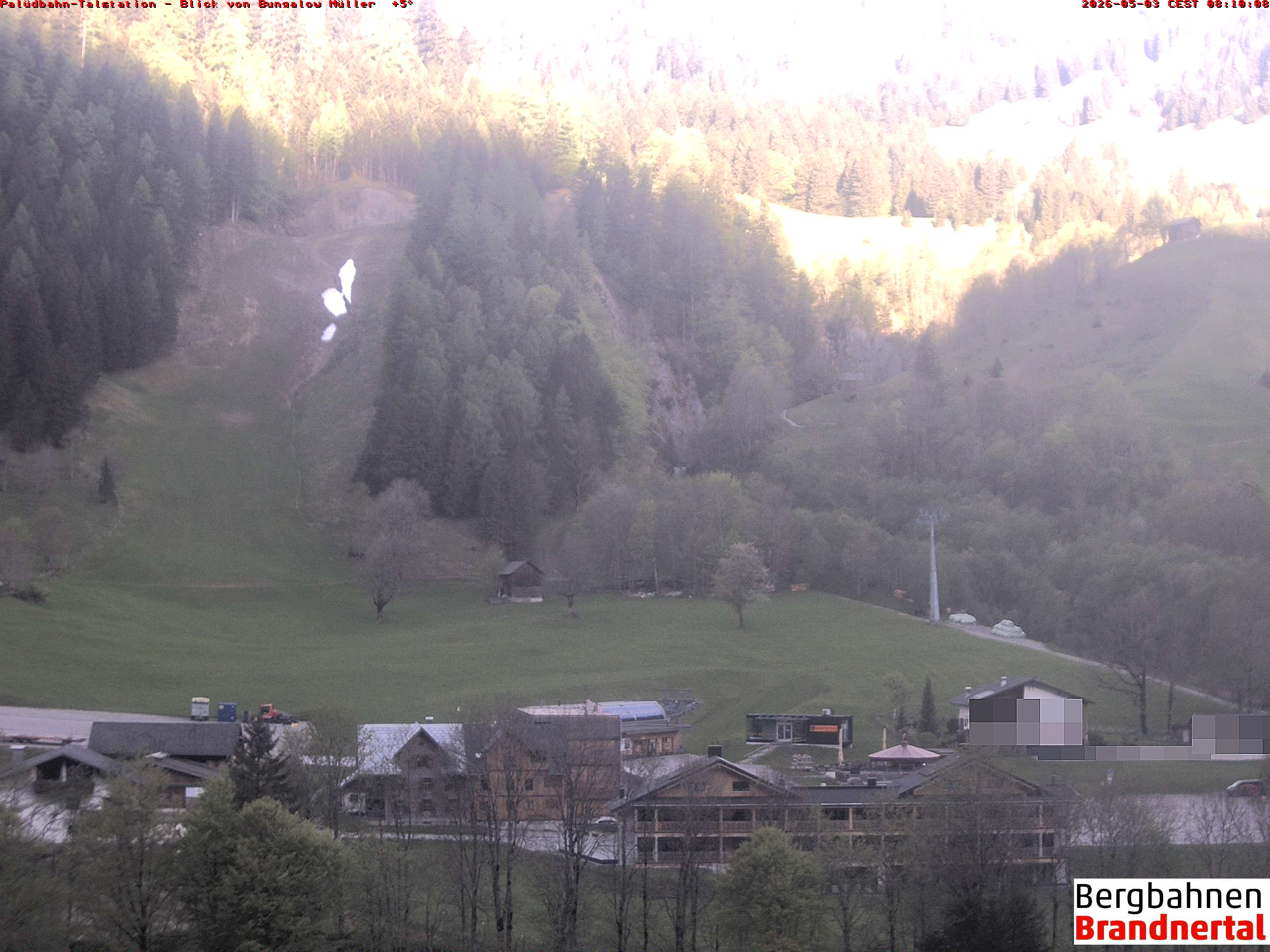 Blick auf Palüdbahn von Bungalow Müller