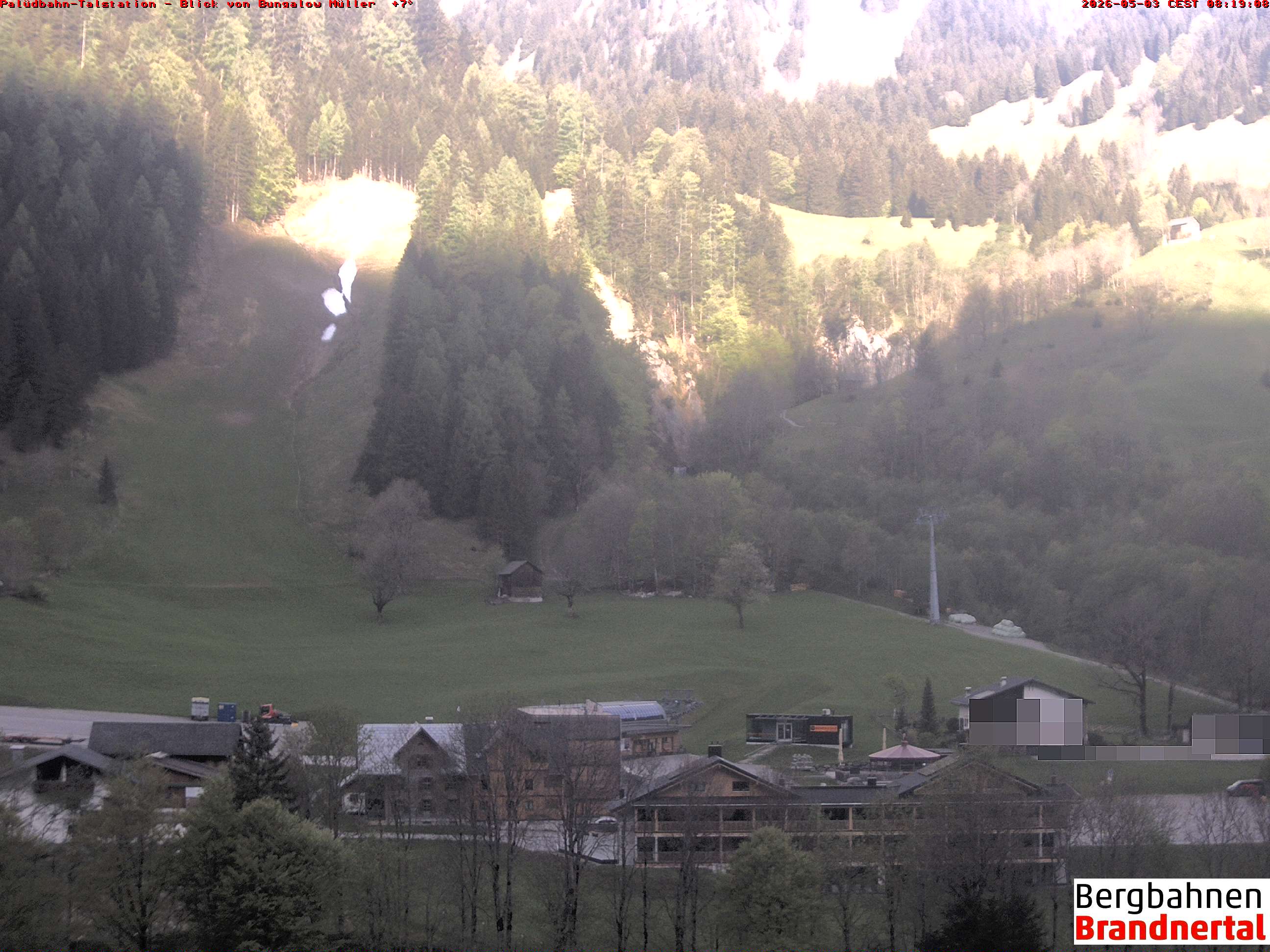 Blick auf Palüdbahn von Bungalow Müller