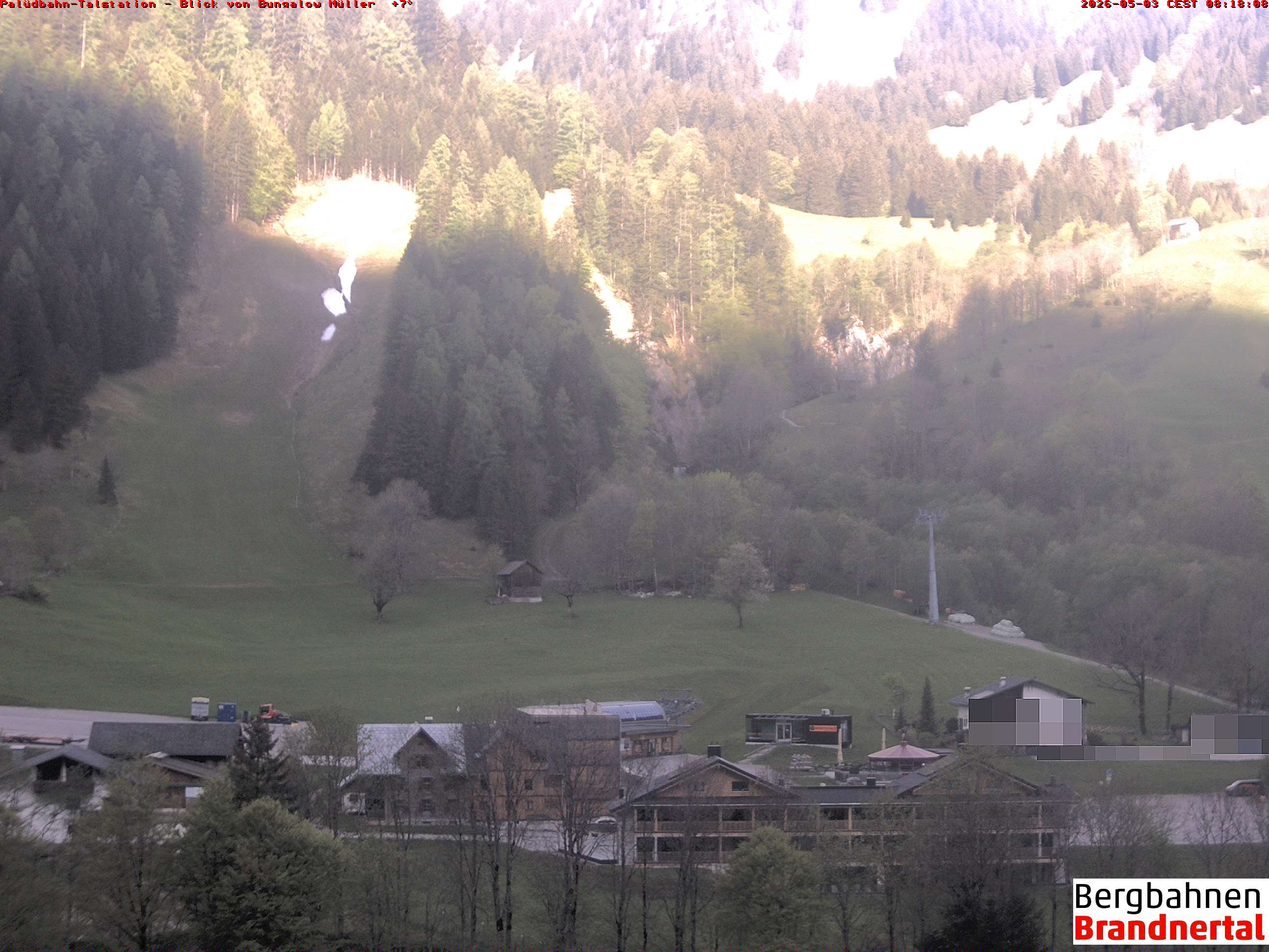 Blick auf Palüdbahn von Bungalow Müller