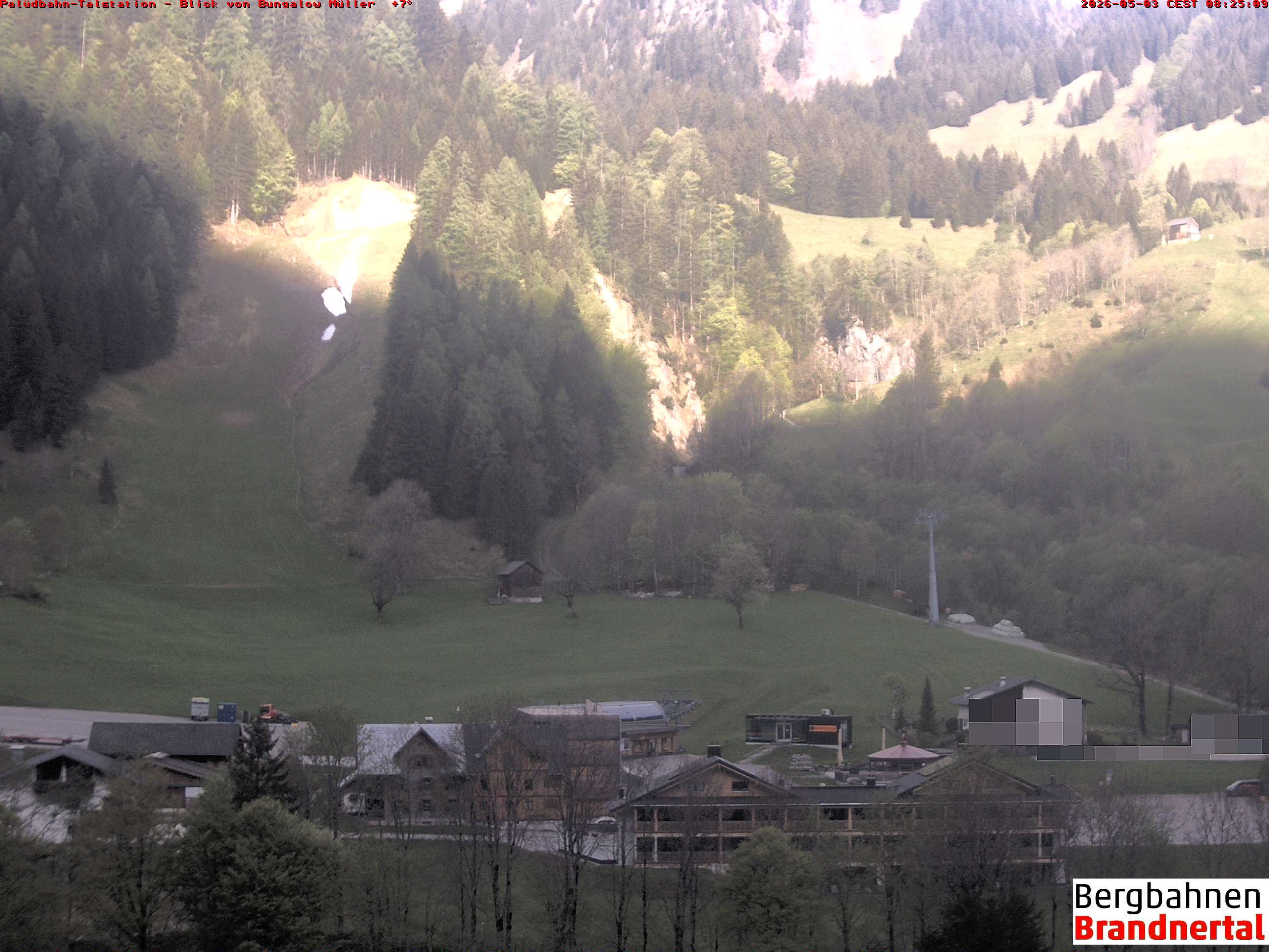 Blick auf Palüdbahn von Bungalow Müller