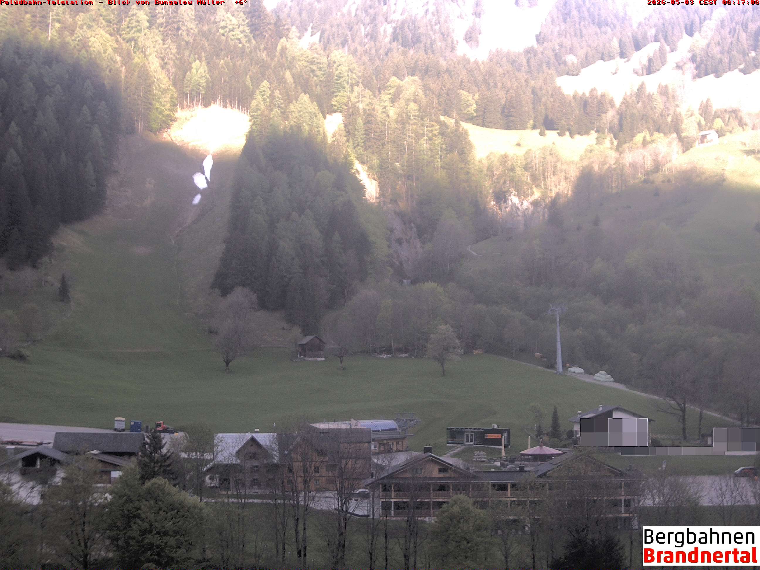Blick auf Palüdbahn von Bungalow Müller