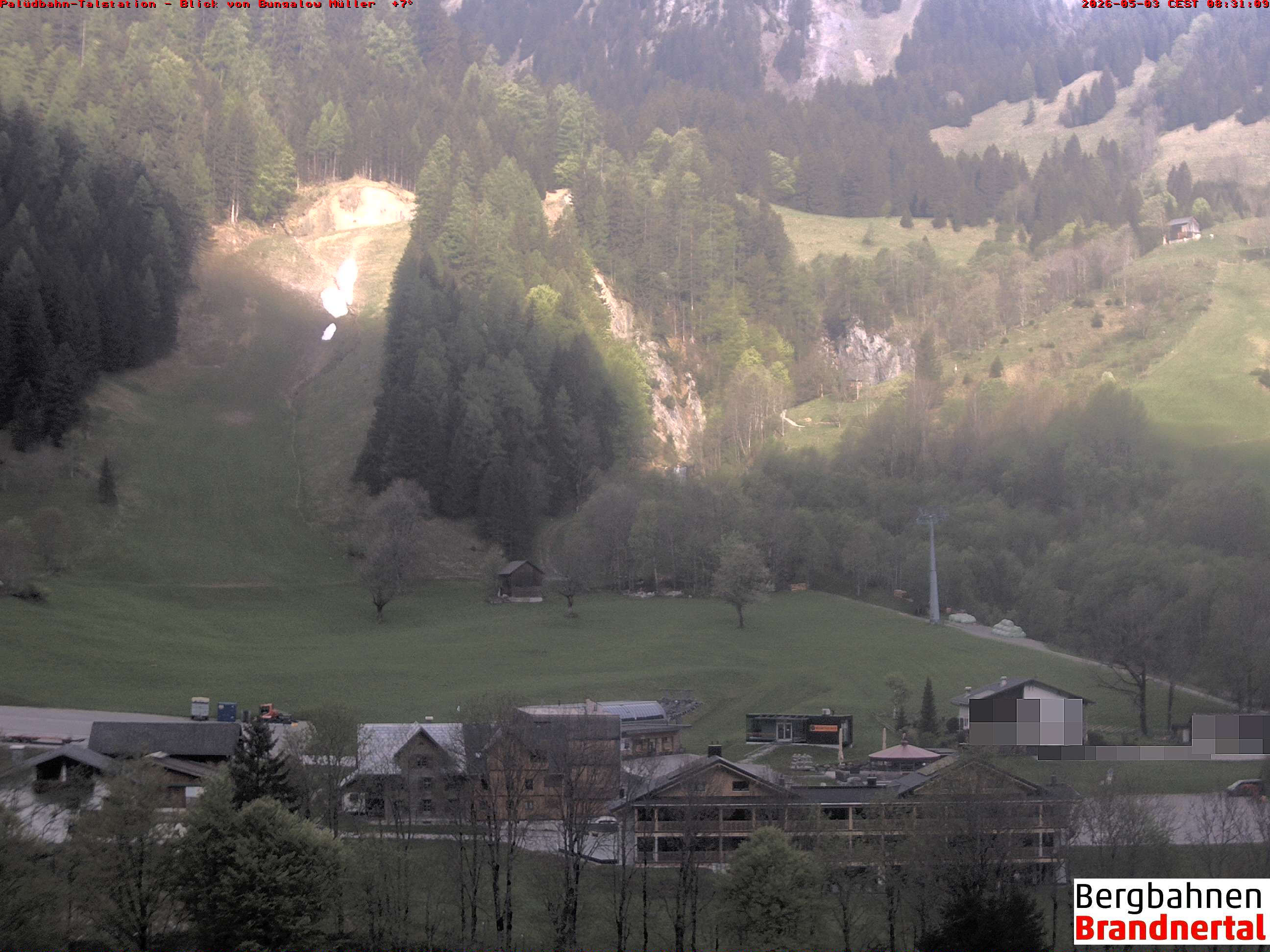 Blick auf Palüdbahn von Bungalow Müller