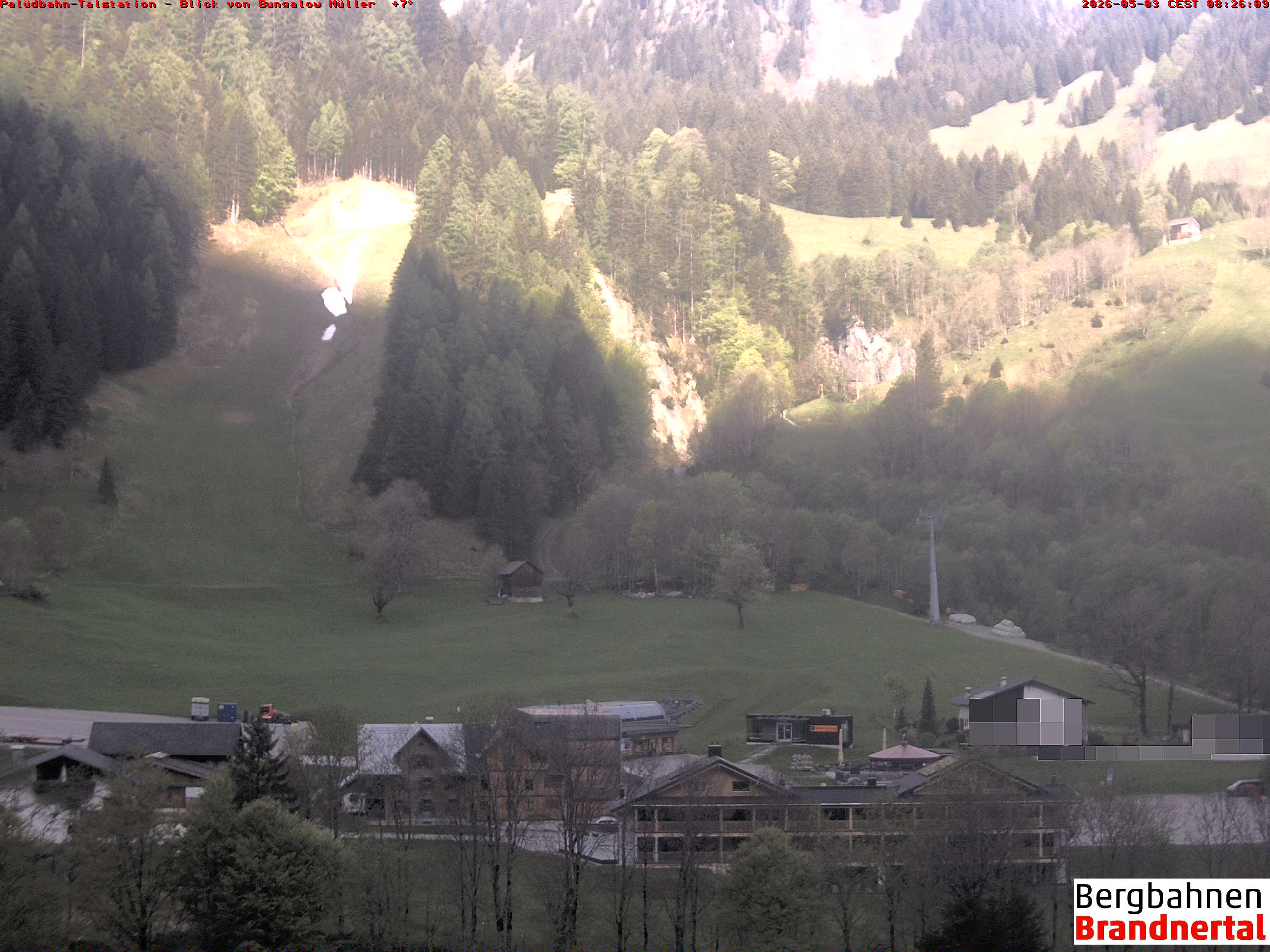Blick auf Palüdbahn von Bungalow Müller