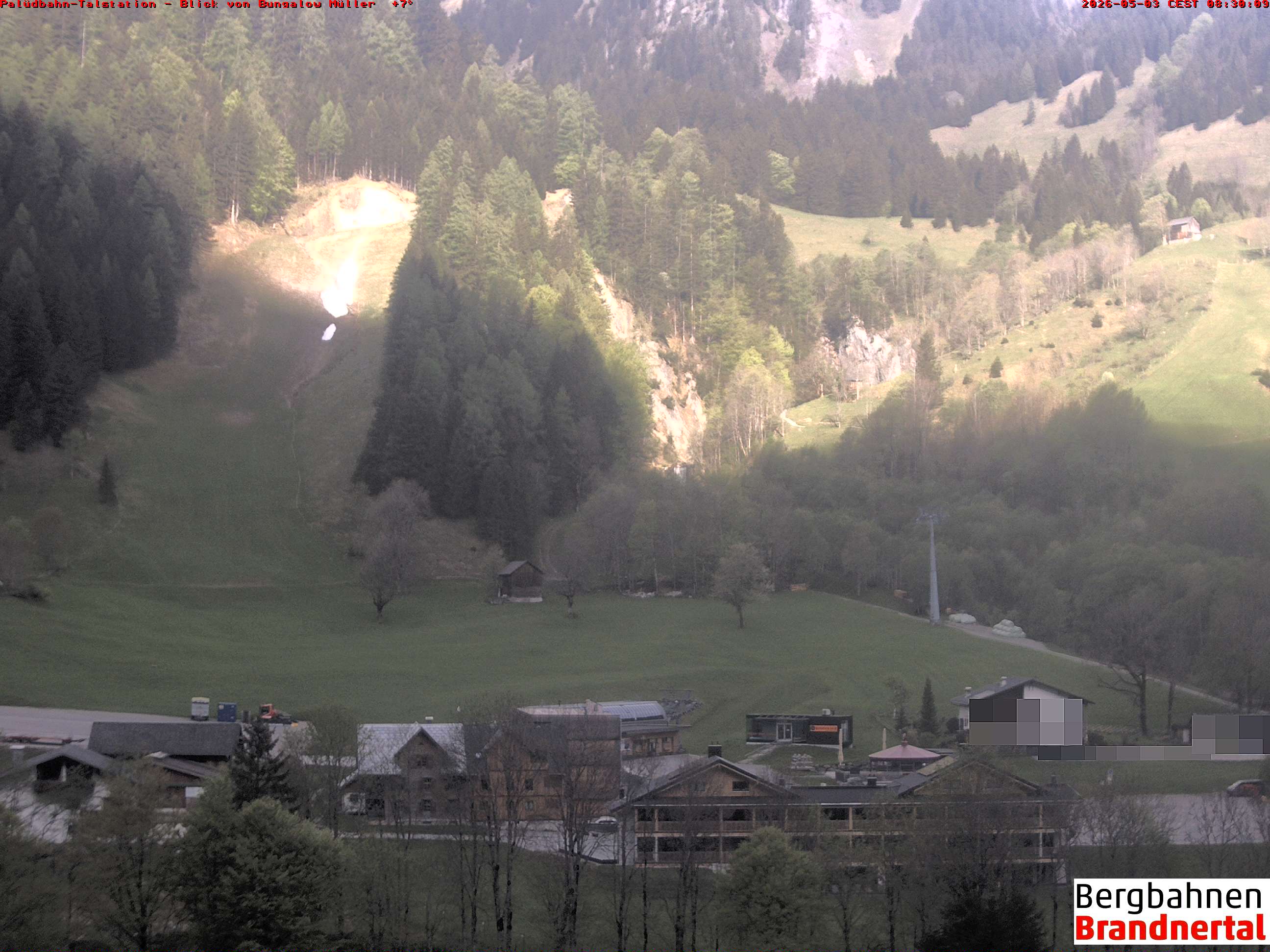 Blick auf Palüdbahn von Bungalow Müller