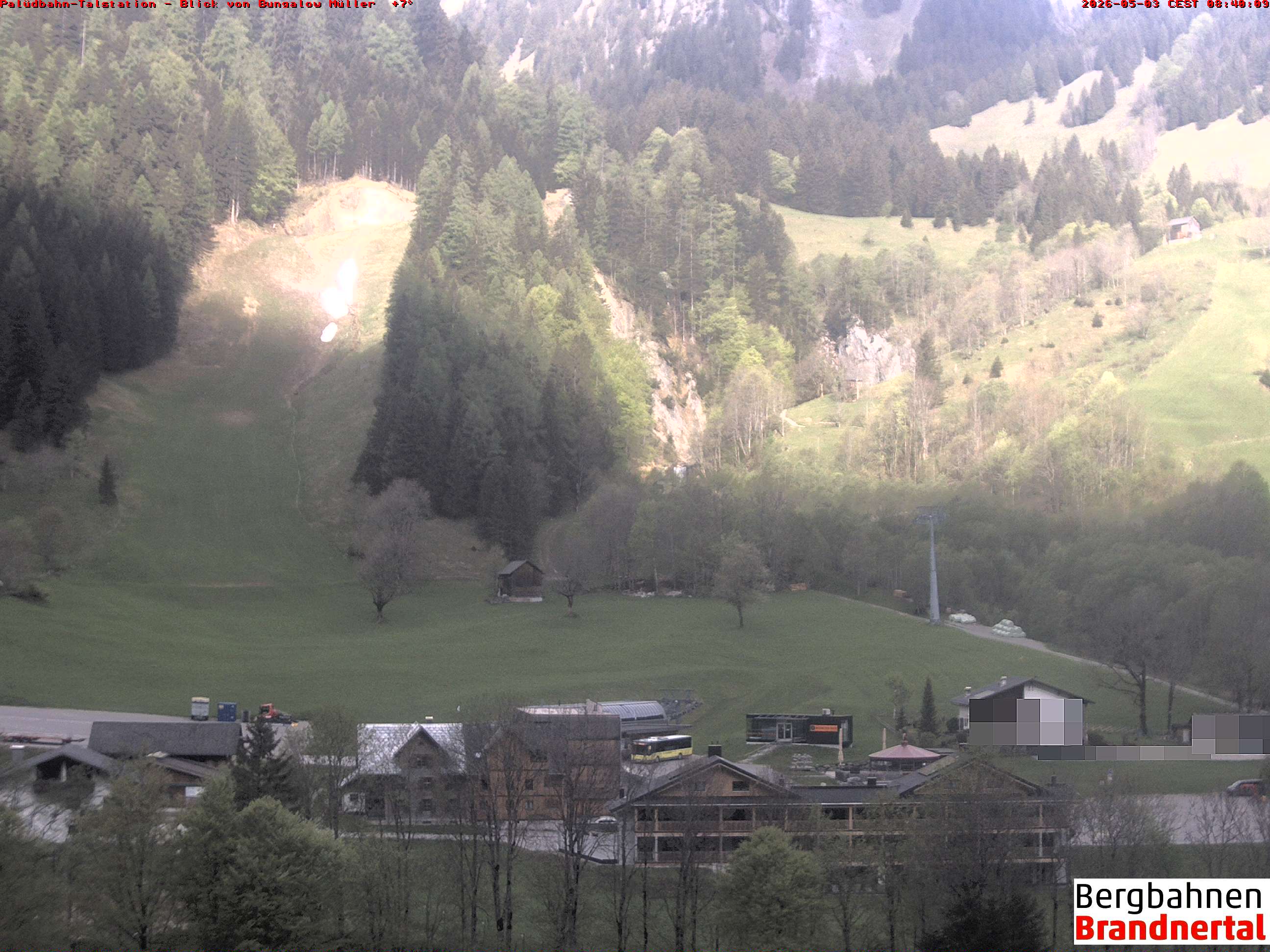 Blick auf Palüdbahn von Bungalow Müller