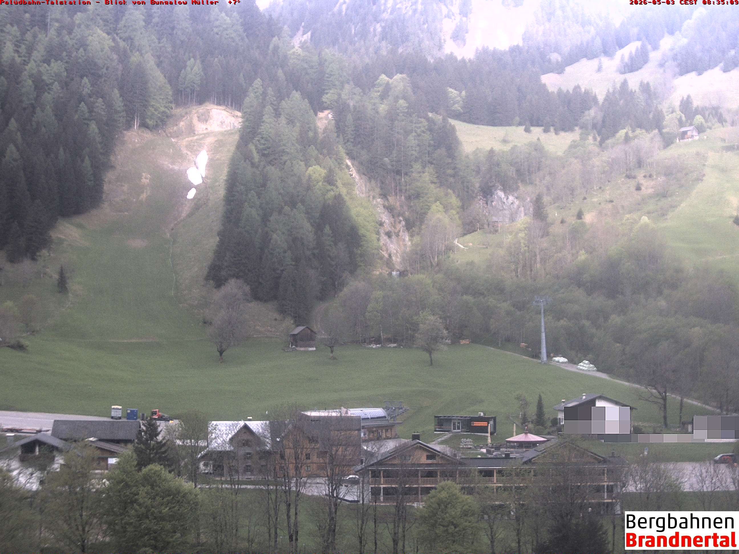 Blick auf Palüdbahn von Bungalow Müller