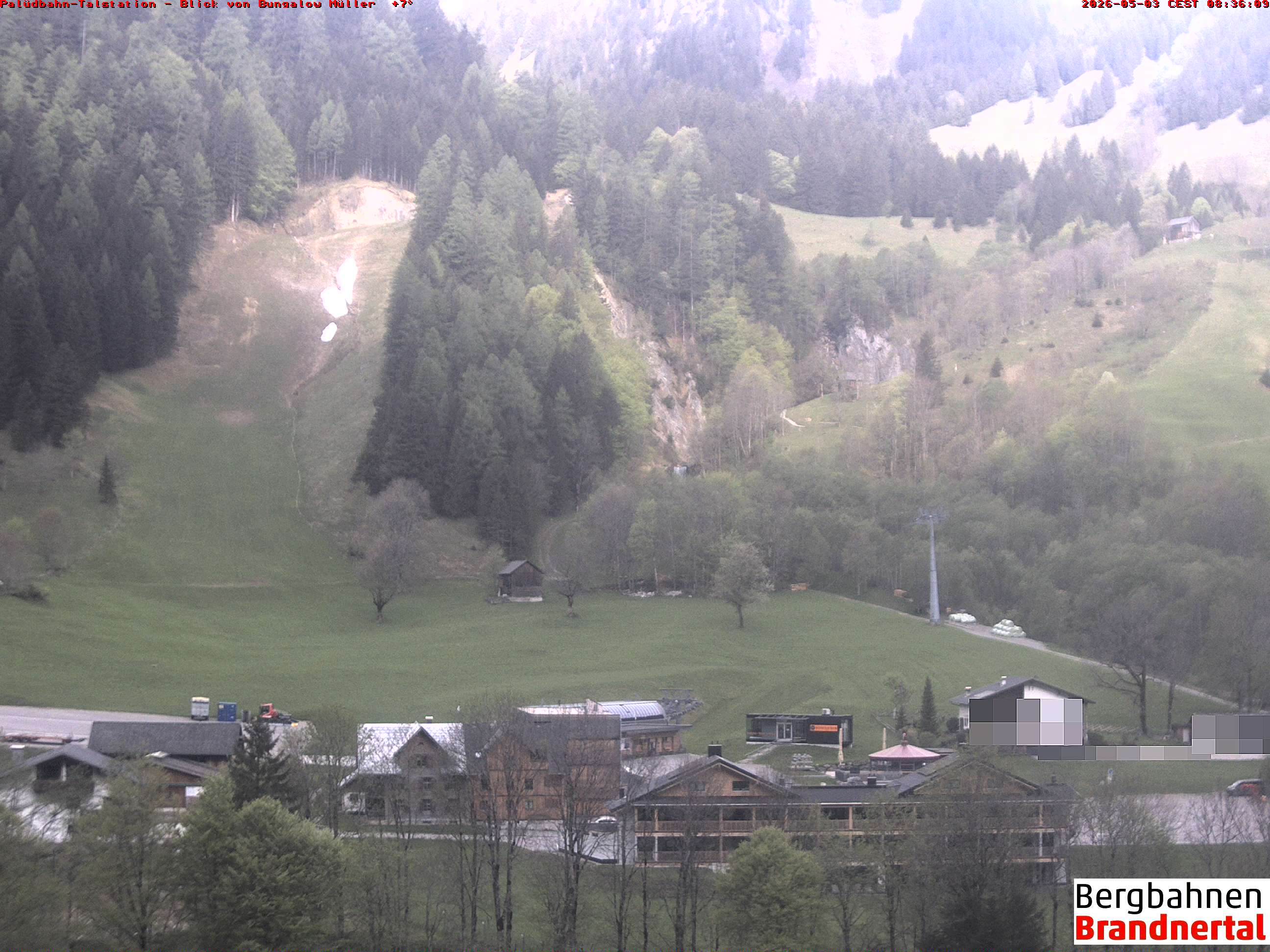Blick auf Palüdbahn von Bungalow Müller