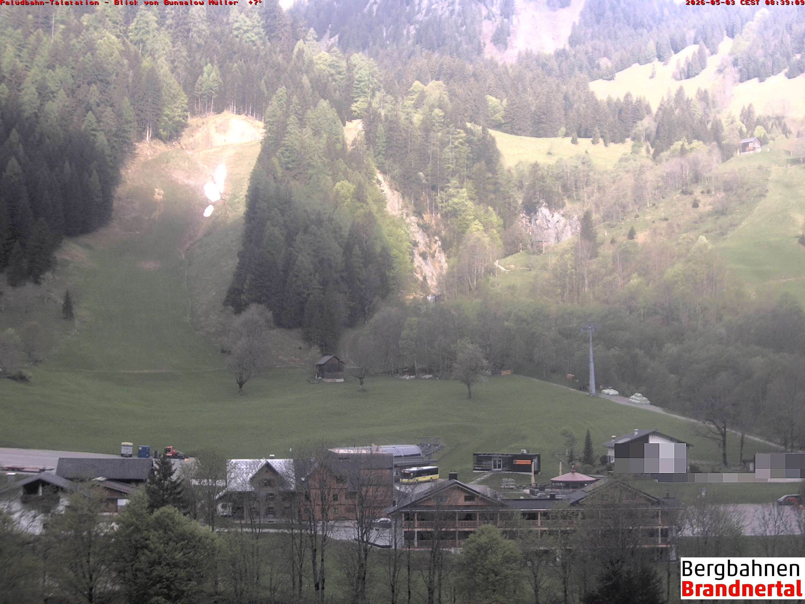 Blick auf Palüdbahn von Bungalow Müller