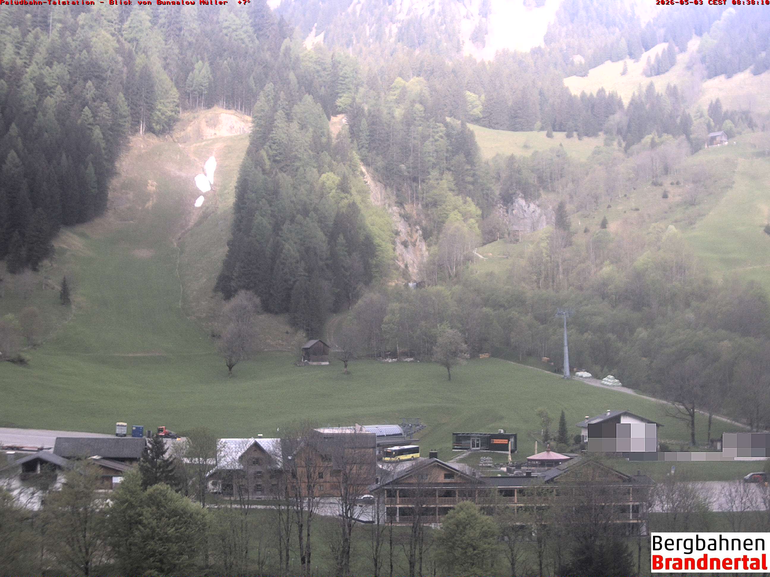 Blick auf Palüdbahn von Bungalow Müller