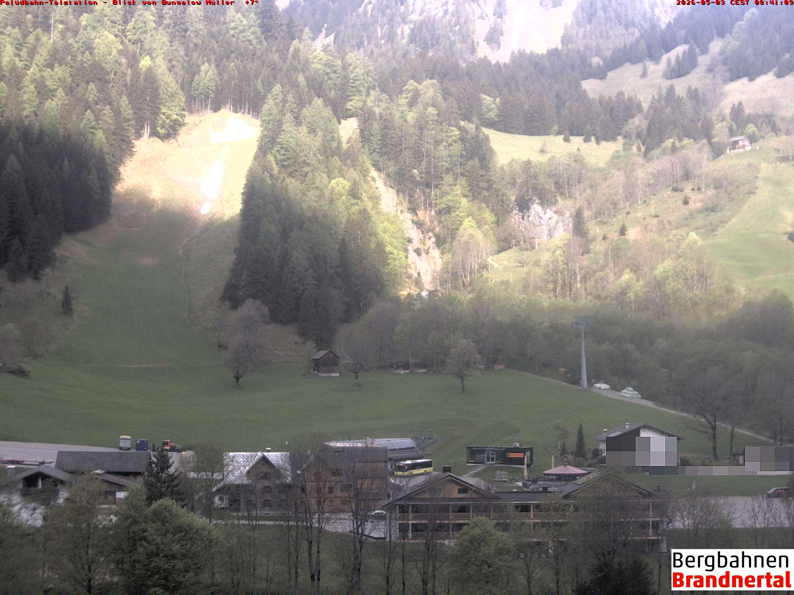 Blick auf Palüdbahn von Bungalow Müller
