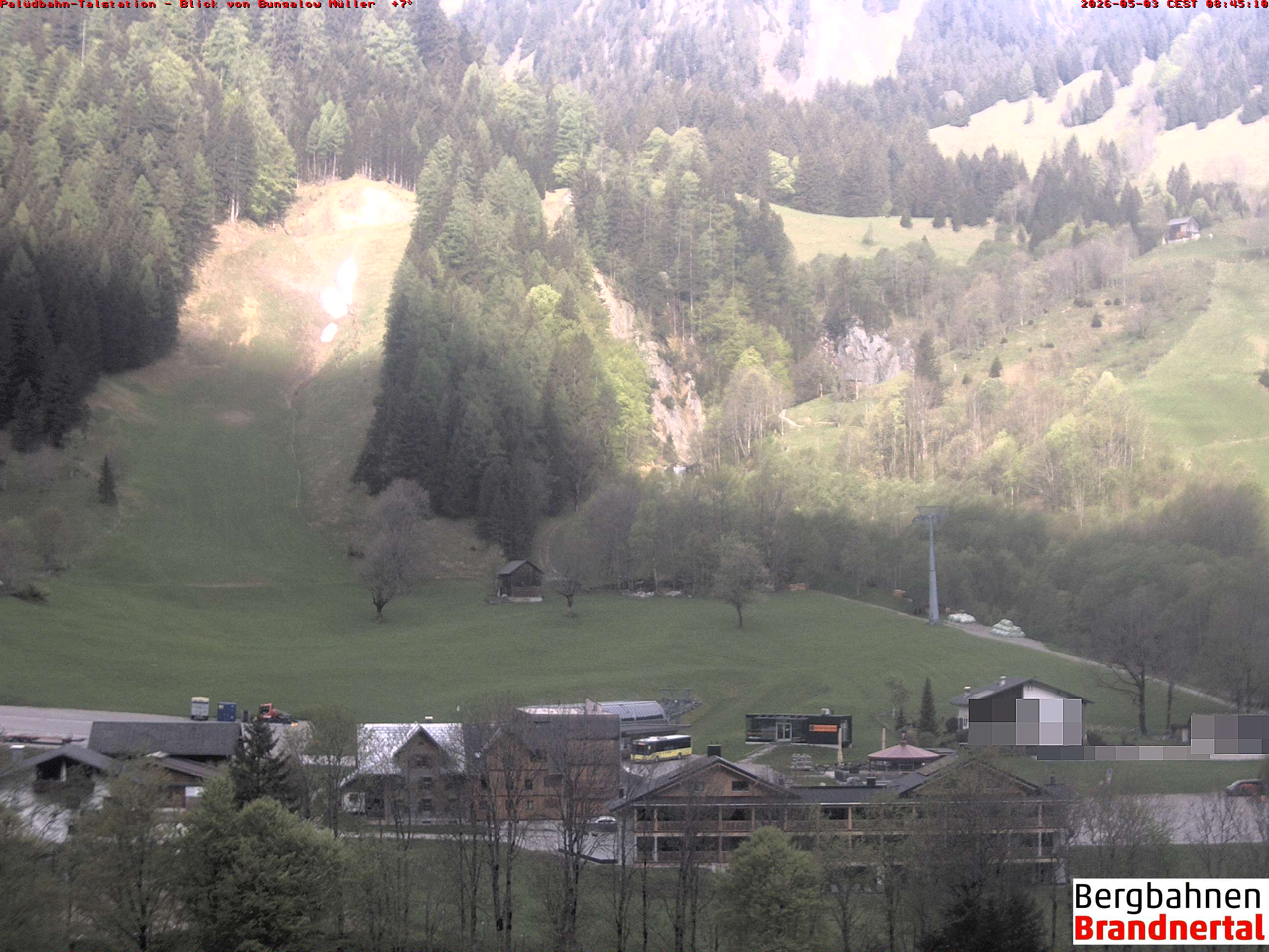 Blick auf Palüdbahn von Bungalow Müller