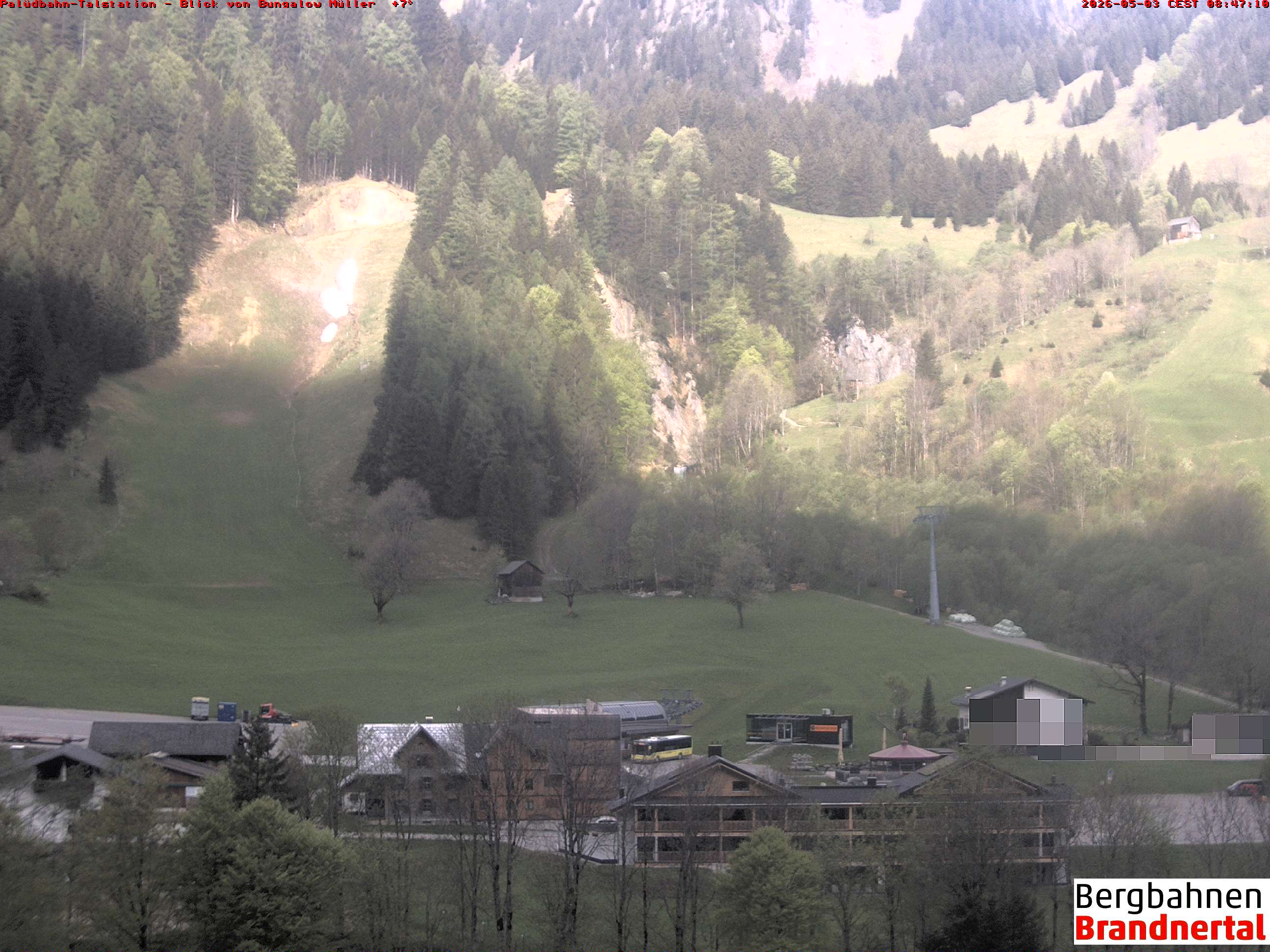 Blick auf Palüdbahn von Bungalow Müller