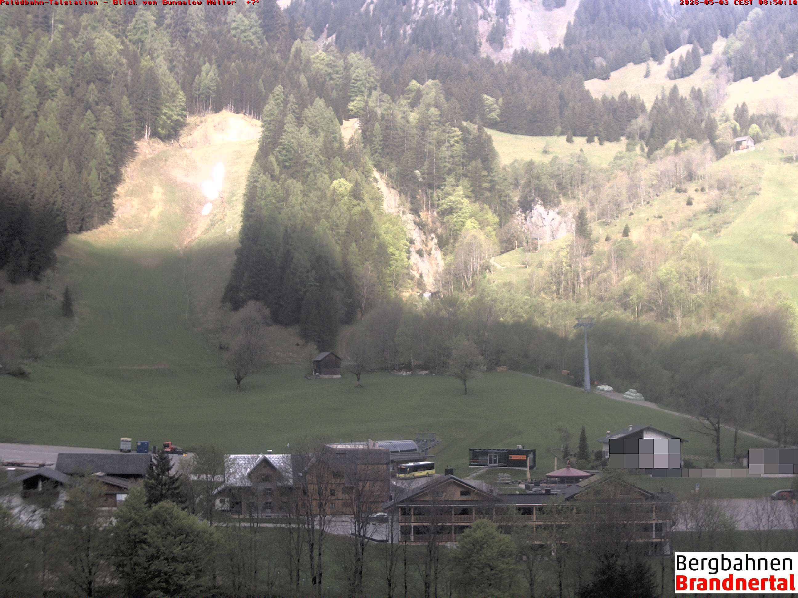 Blick auf Palüdbahn von Bungalow Müller