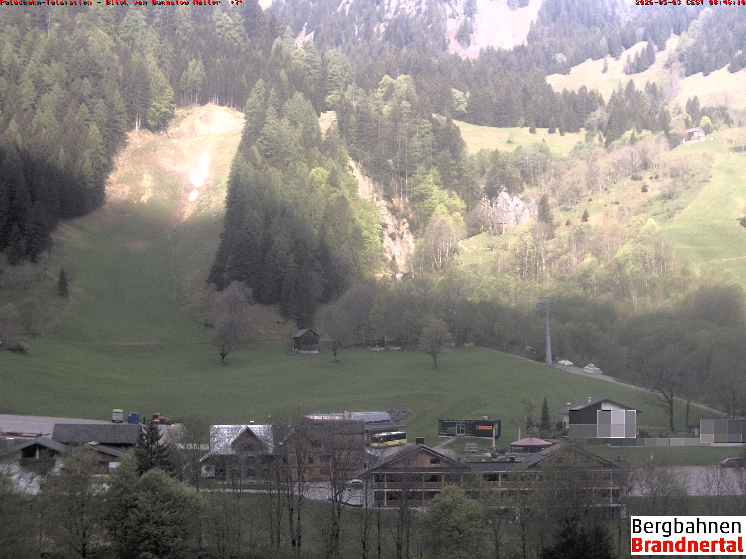 Blick auf Palüdbahn von Bungalow Müller