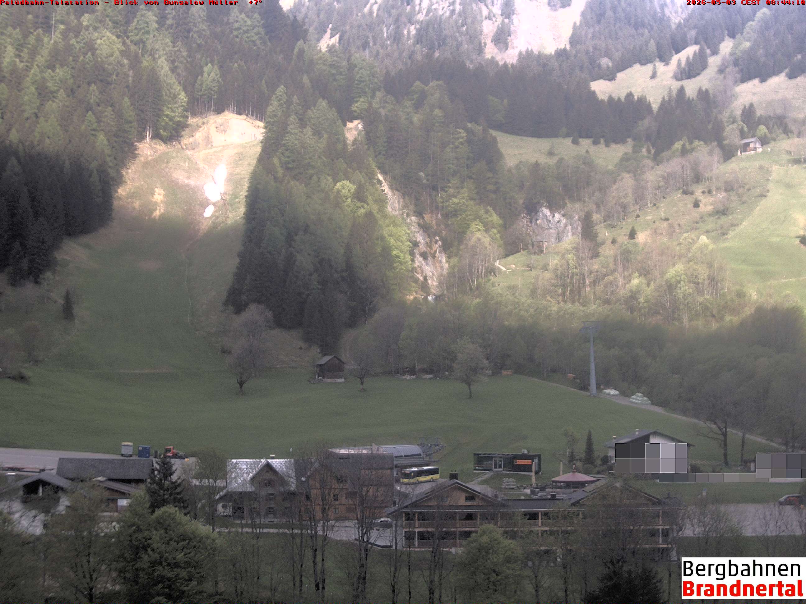 Blick auf Palüdbahn von Bungalow Müller
