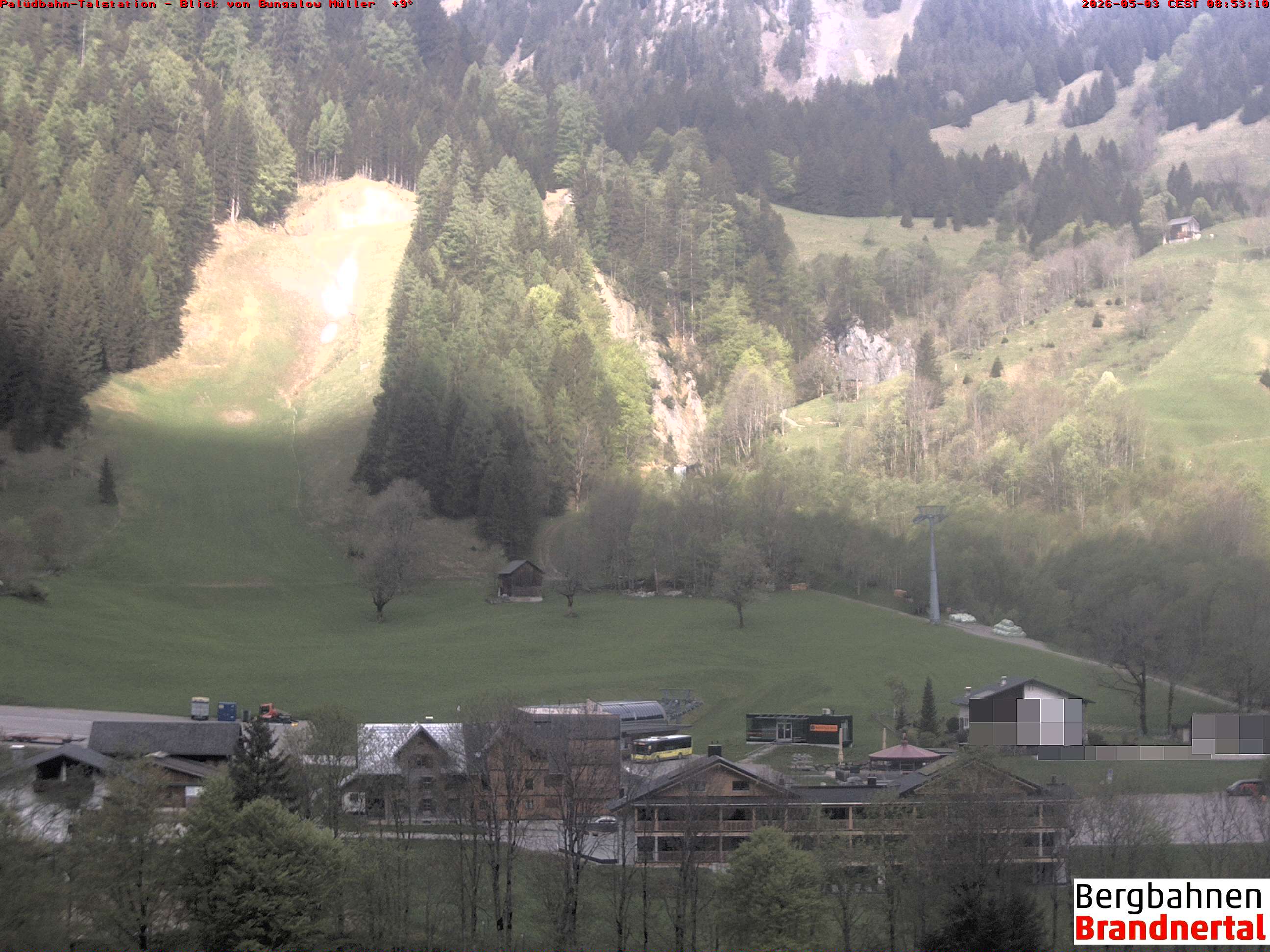 Blick auf Palüdbahn von Bungalow Müller