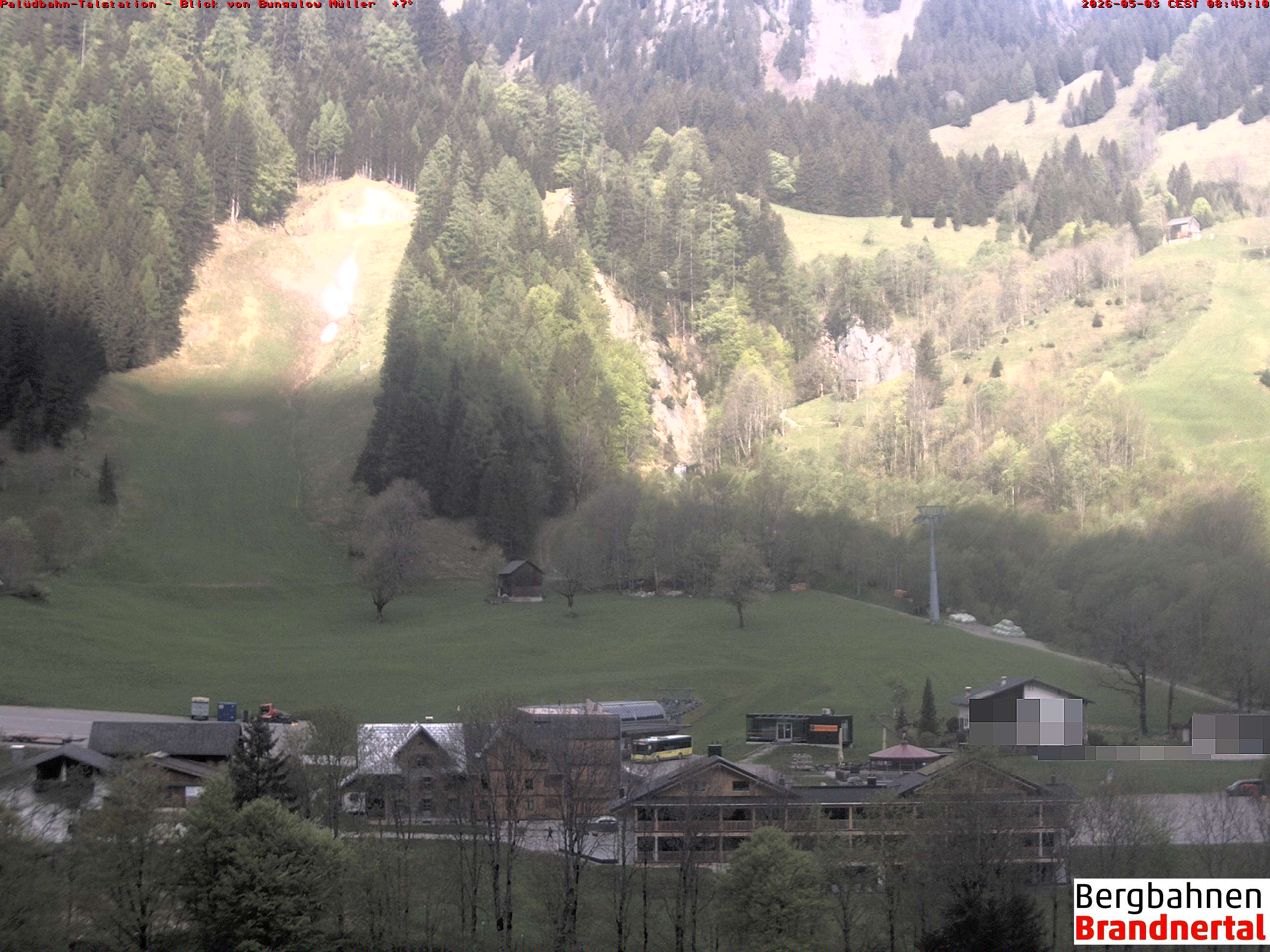 Blick auf Palüdbahn von Bungalow Müller