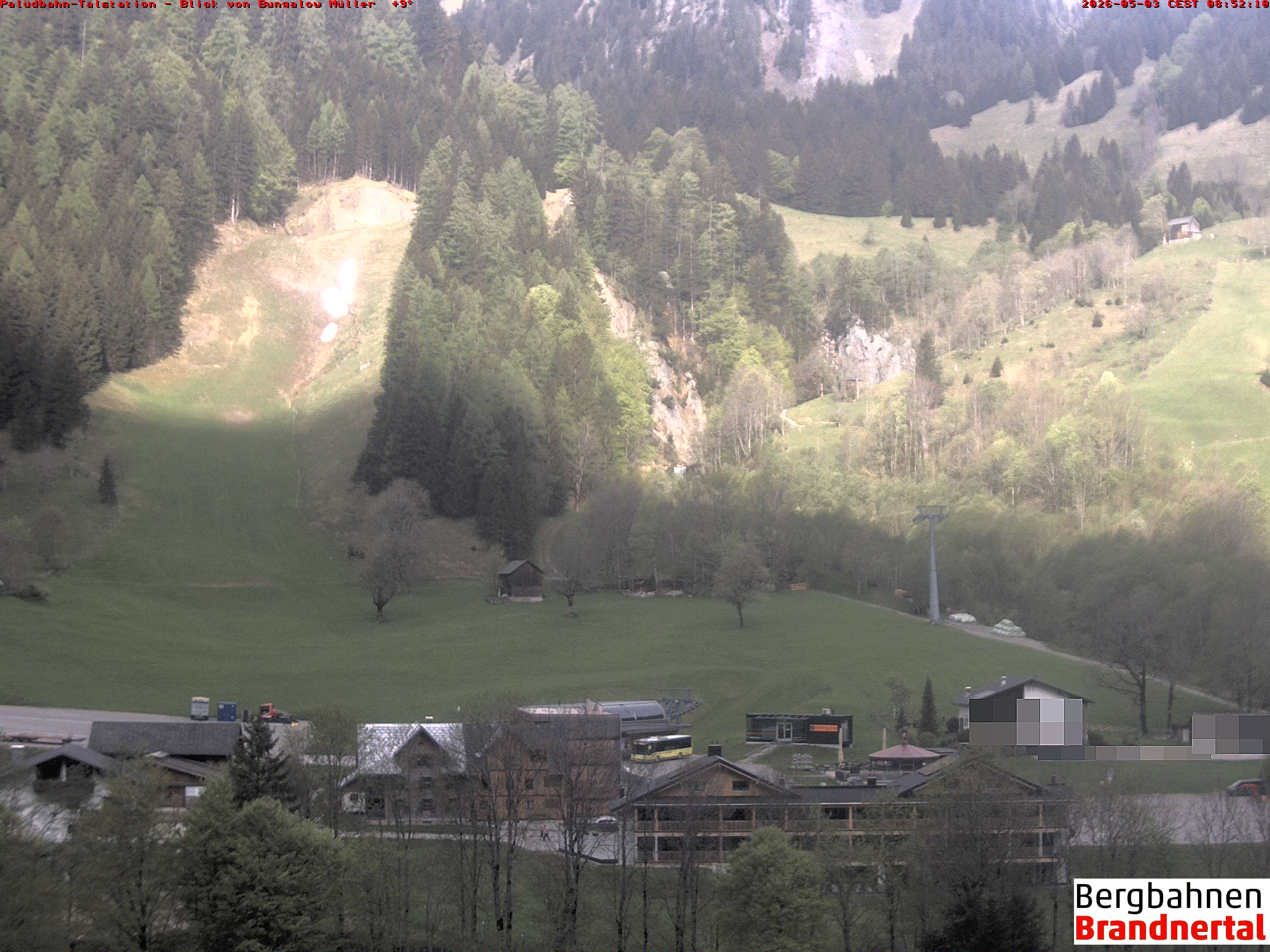 Blick auf Palüdbahn von Bungalow Müller
