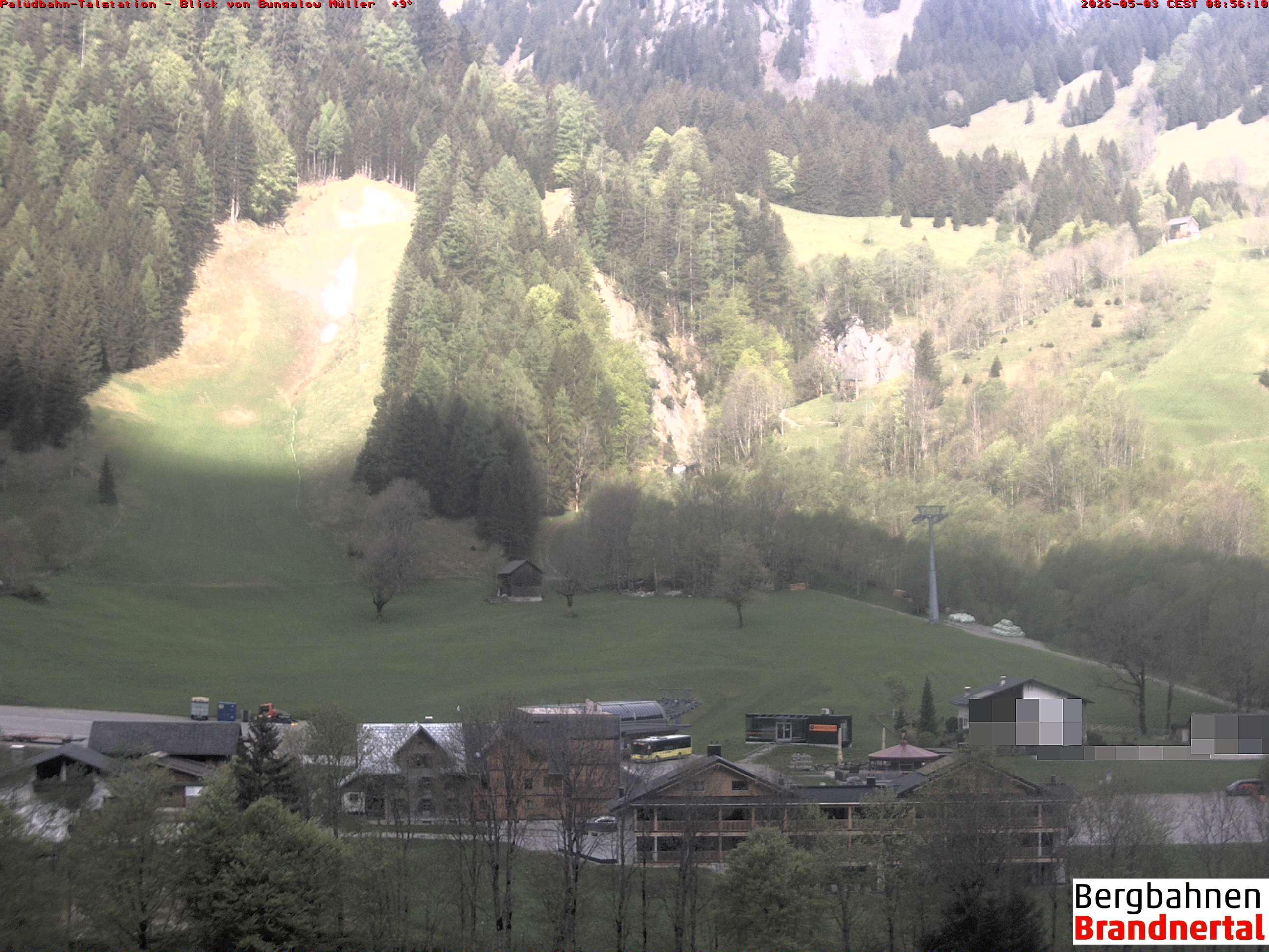 Blick auf Palüdbahn von Bungalow Müller