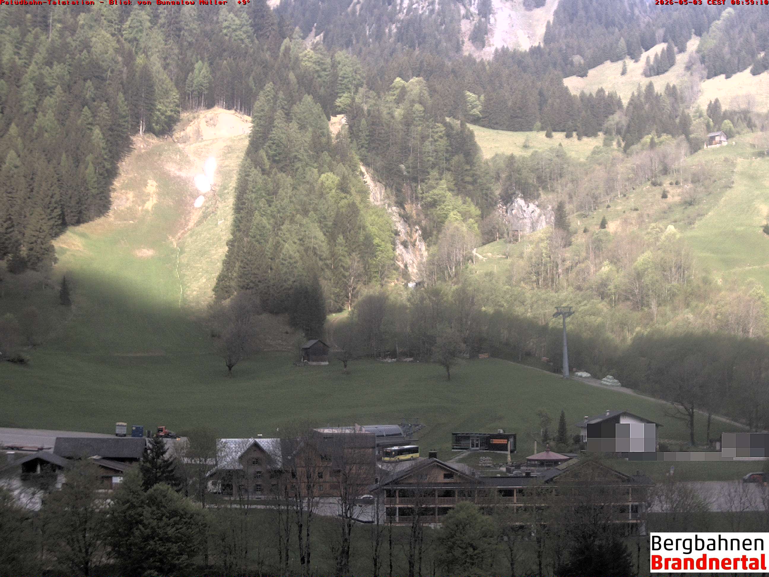 Blick auf Palüdbahn von Bungalow Müller