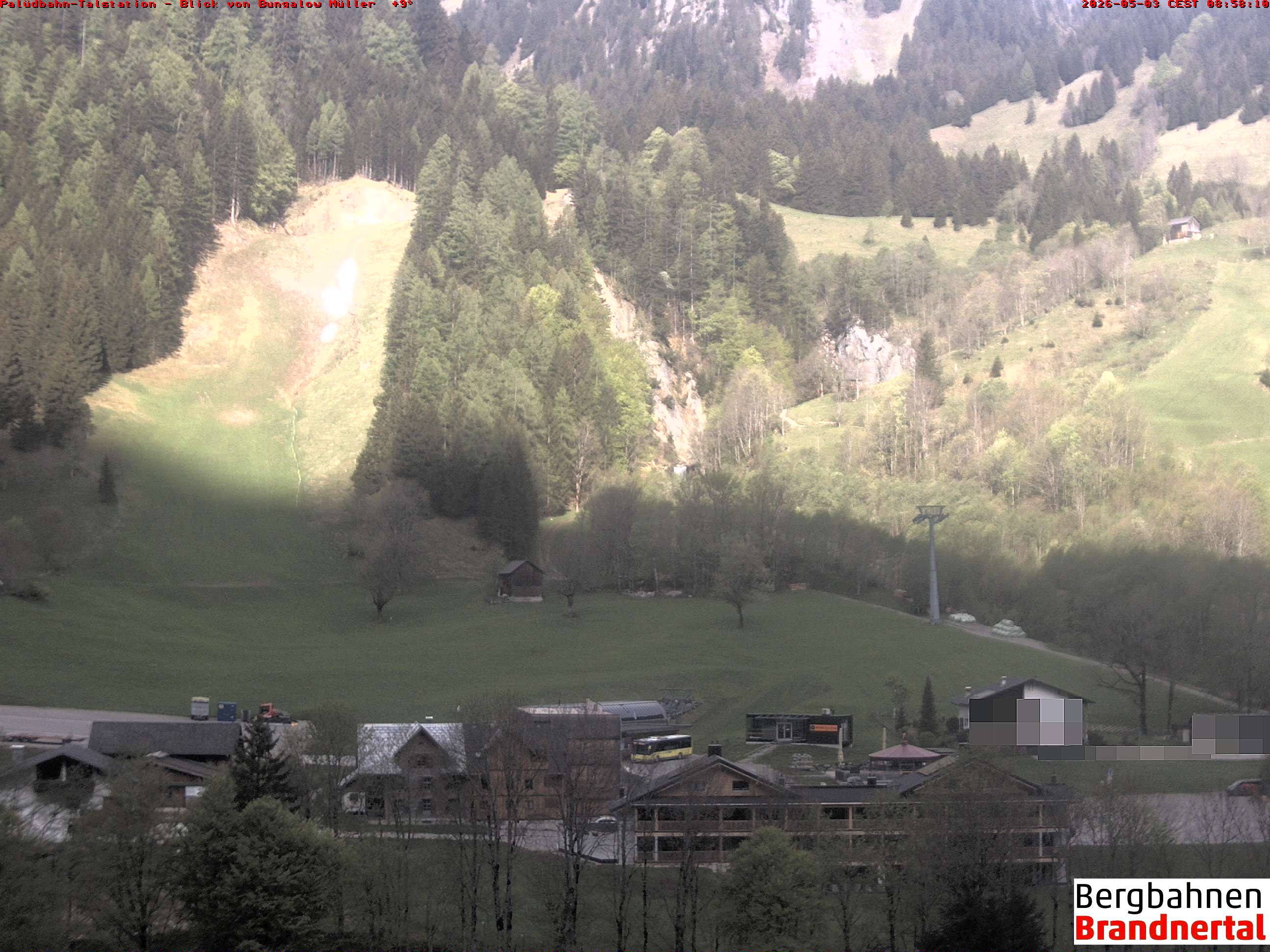Blick auf Palüdbahn von Bungalow Müller