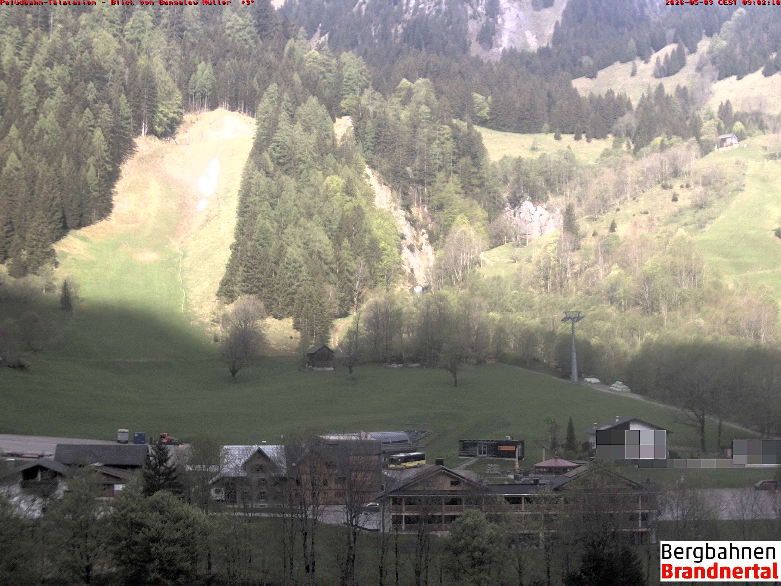 Blick auf Palüdbahn von Bungalow Müller