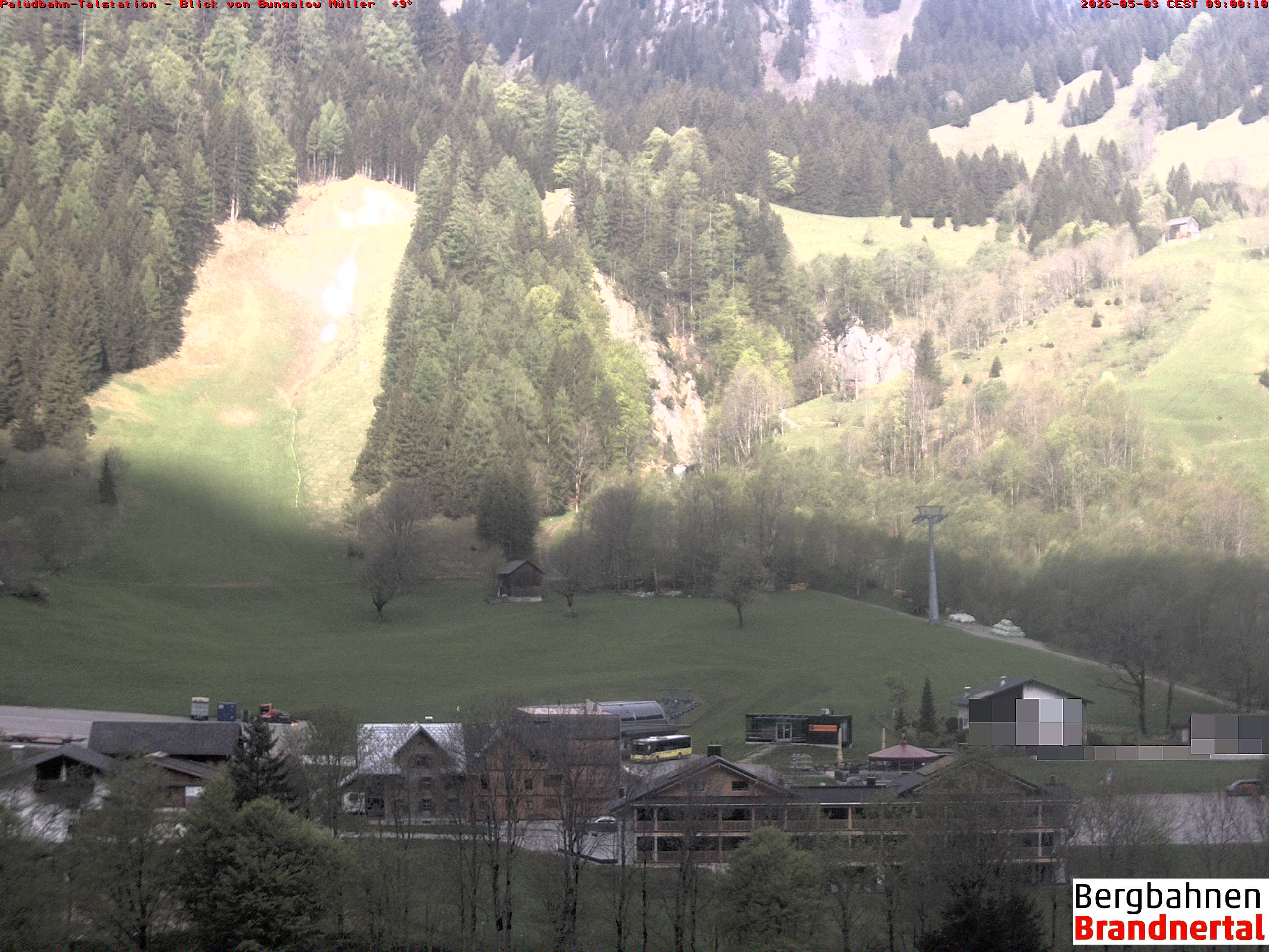 Blick auf Palüdbahn von Bungalow Müller