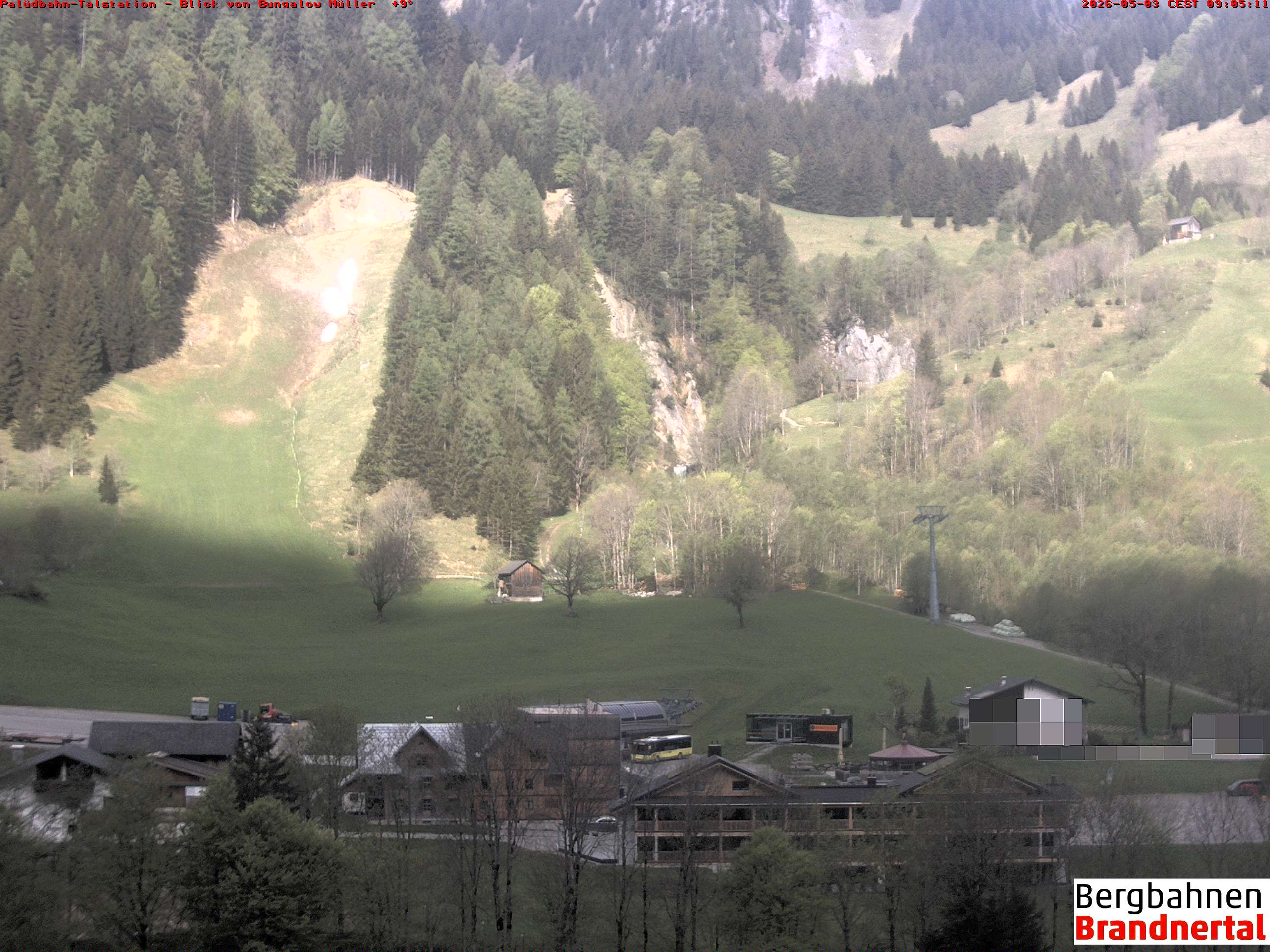 Blick auf Palüdbahn von Bungalow Müller