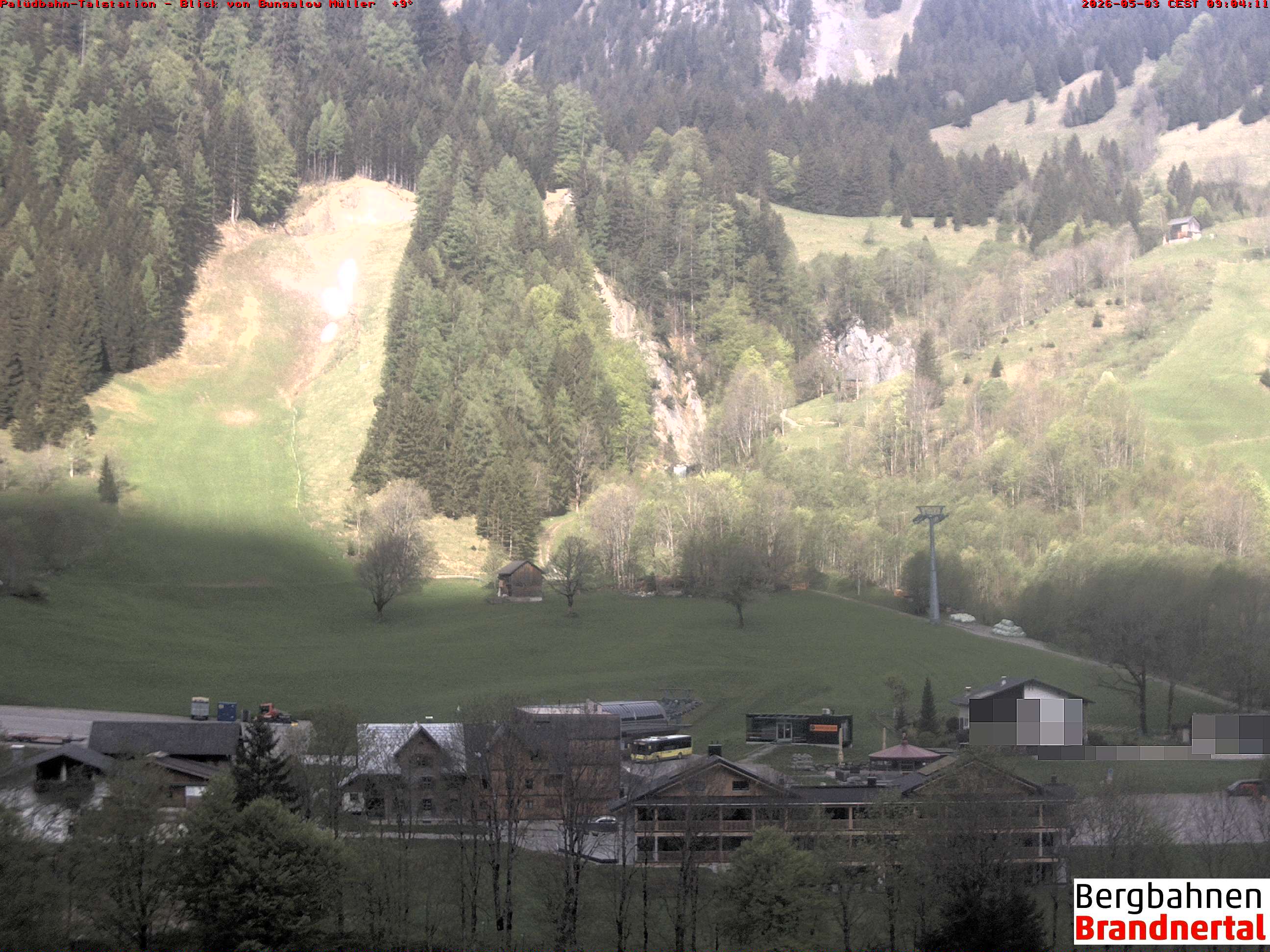 Blick auf Palüdbahn von Bungalow Müller