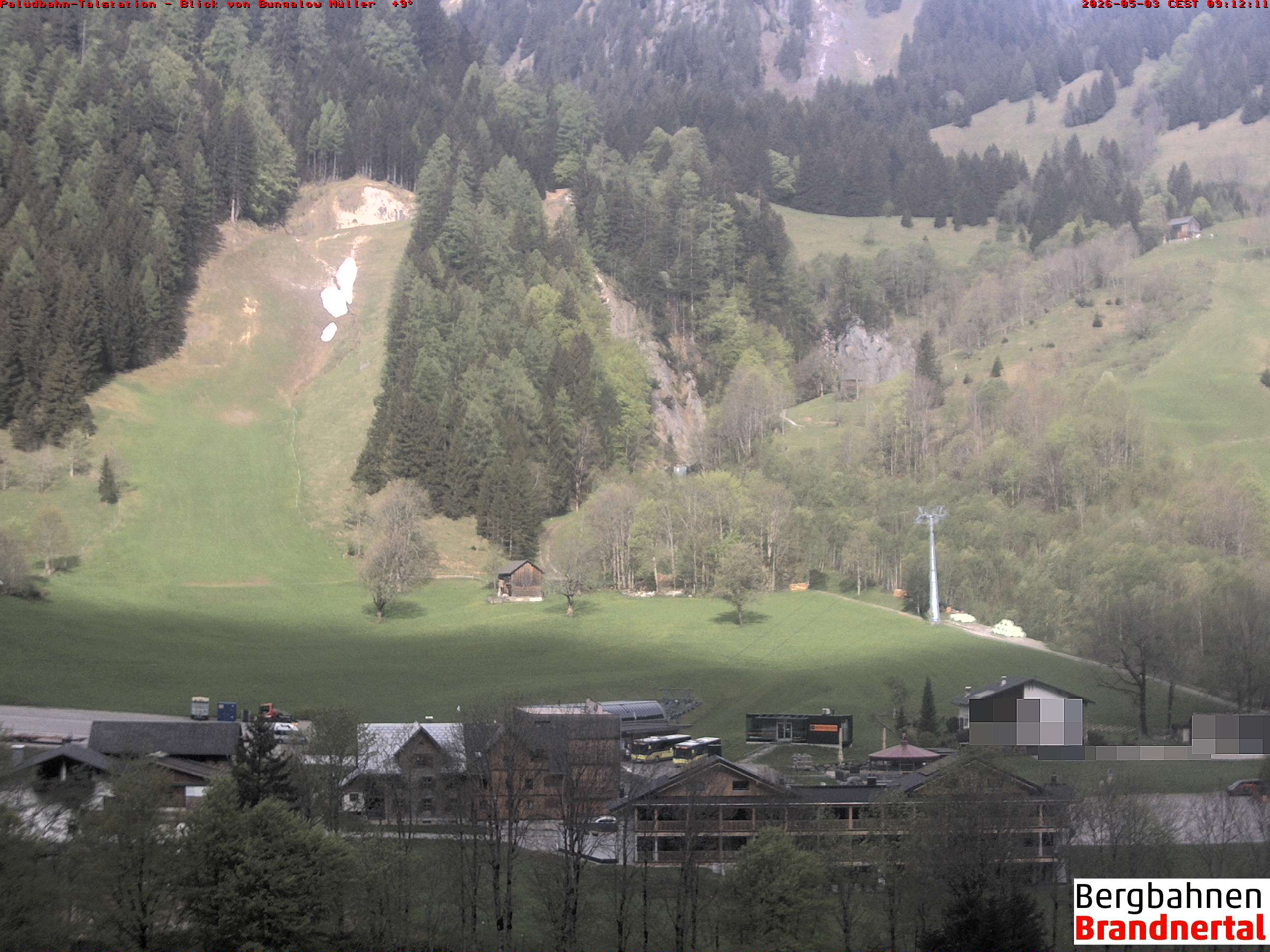 Blick auf Palüdbahn von Bungalow Müller
