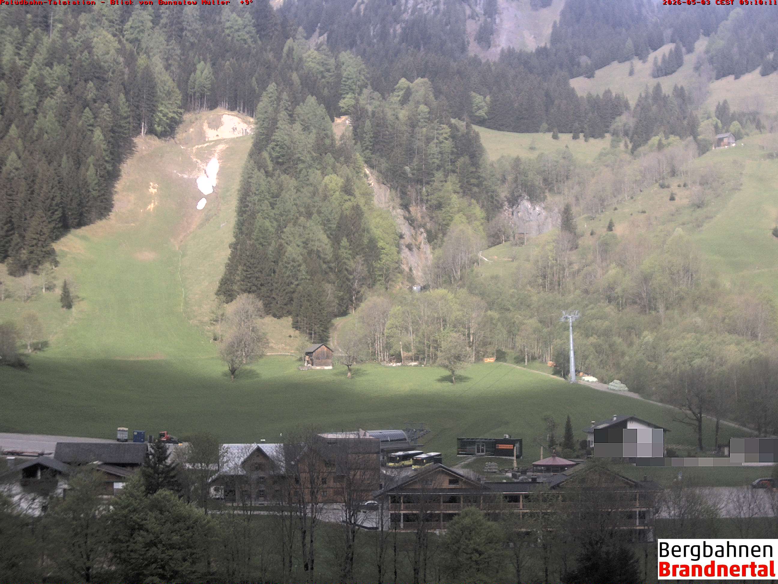 Blick auf Palüdbahn von Bungalow Müller