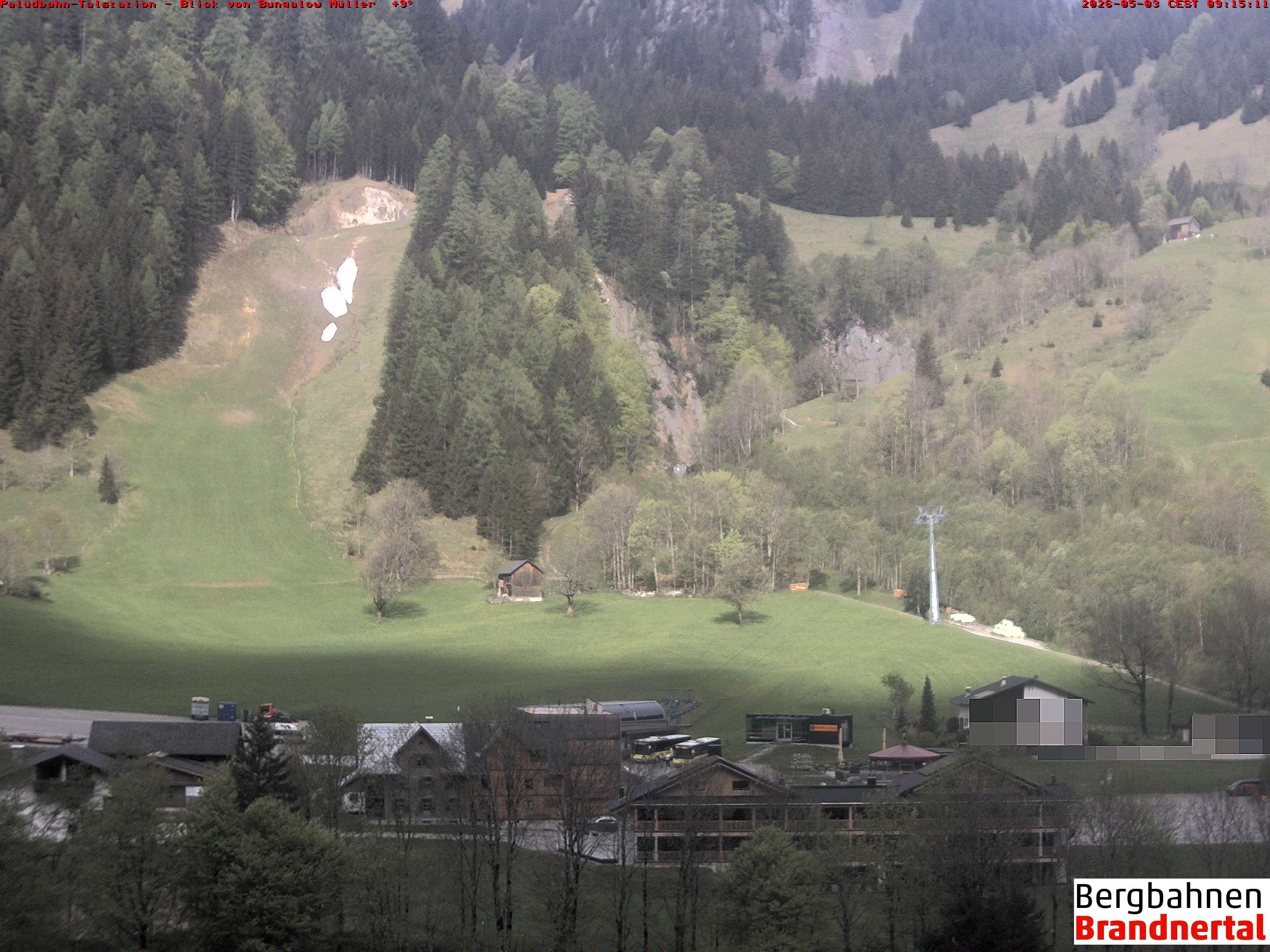 Blick auf Palüdbahn von Bungalow Müller