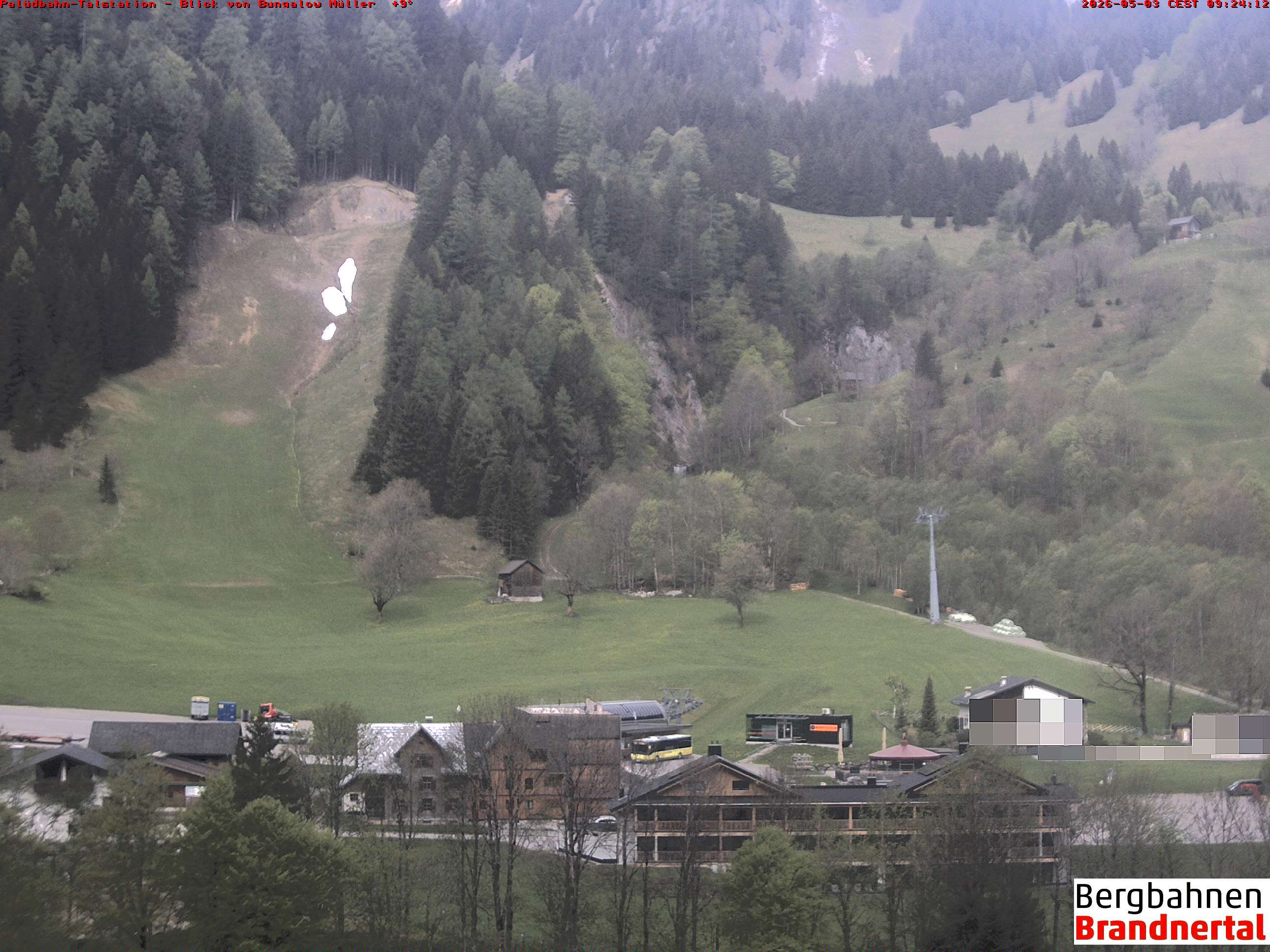 Blick auf Palüdbahn von Bungalow Müller