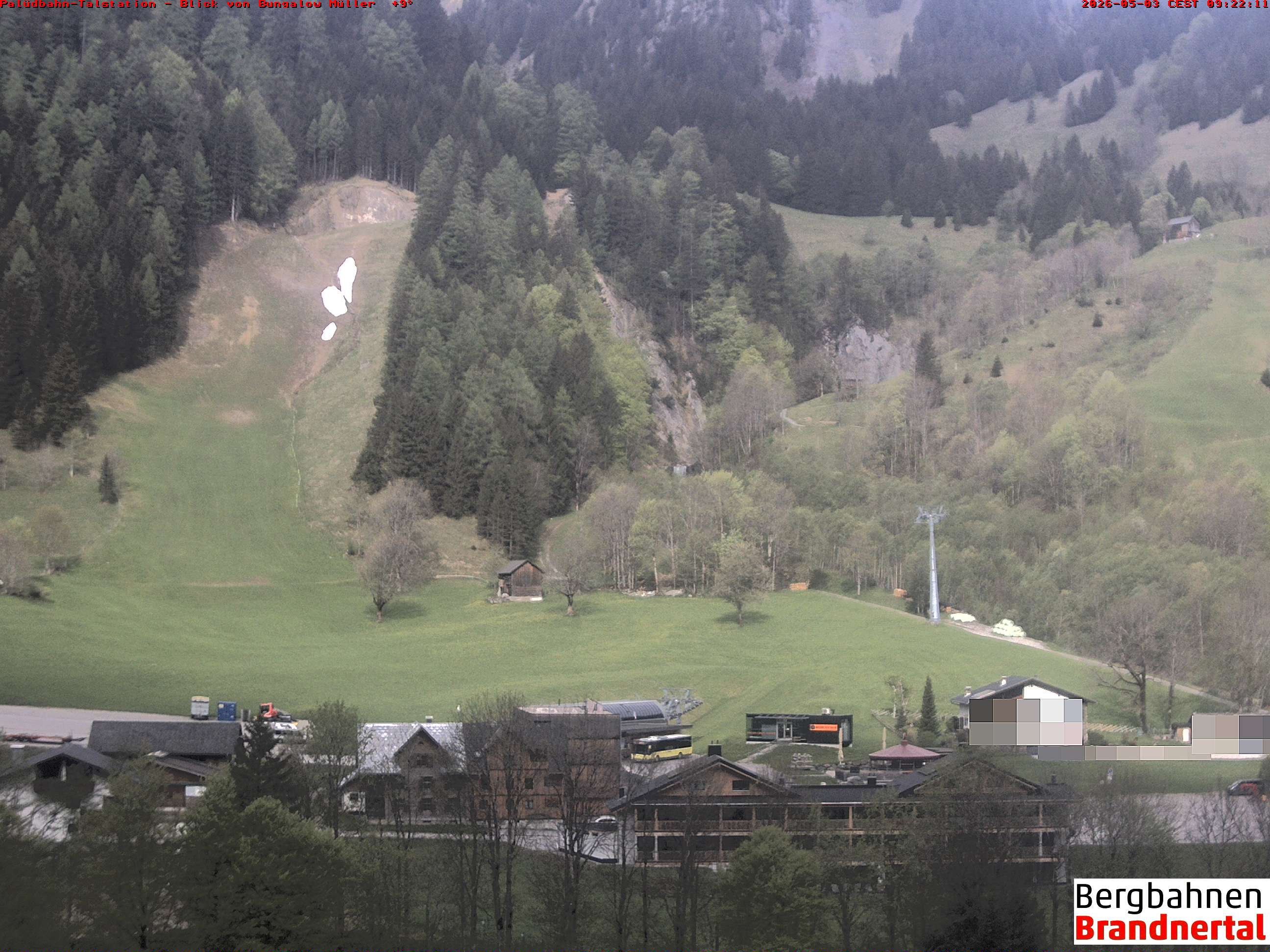 Blick auf Palüdbahn von Bungalow Müller