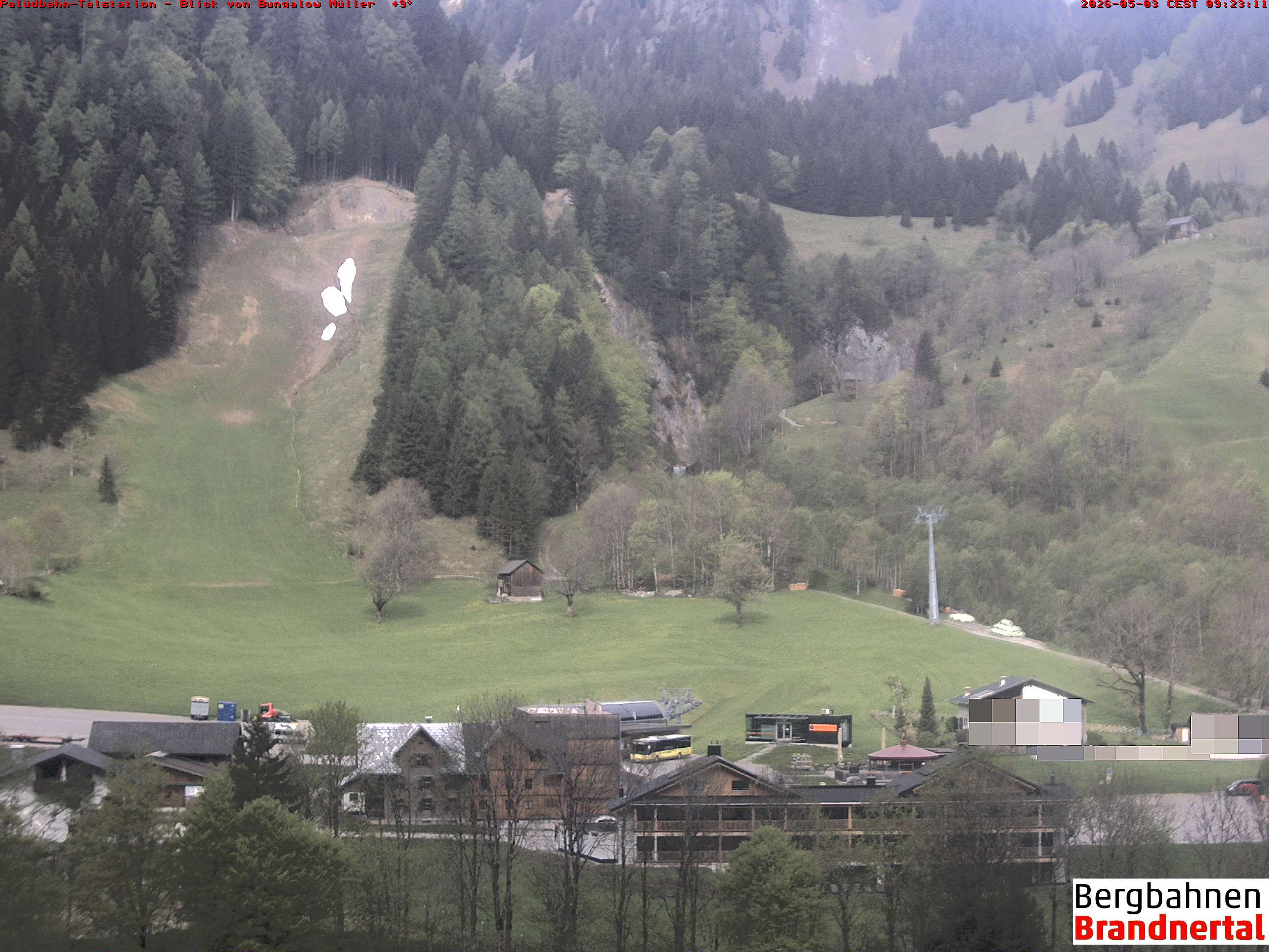 Blick auf Palüdbahn von Bungalow Müller
