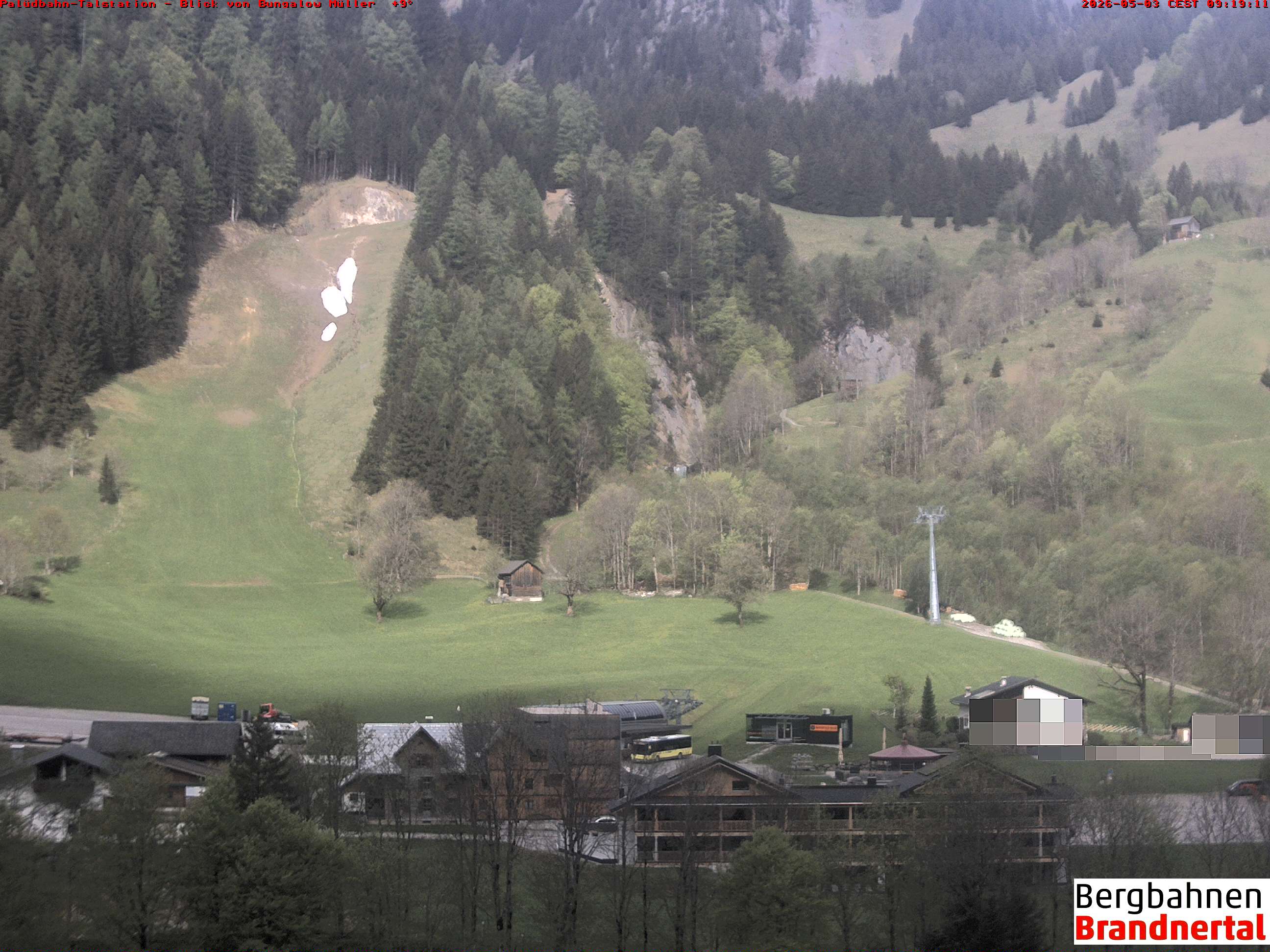Blick auf Palüdbahn von Bungalow Müller