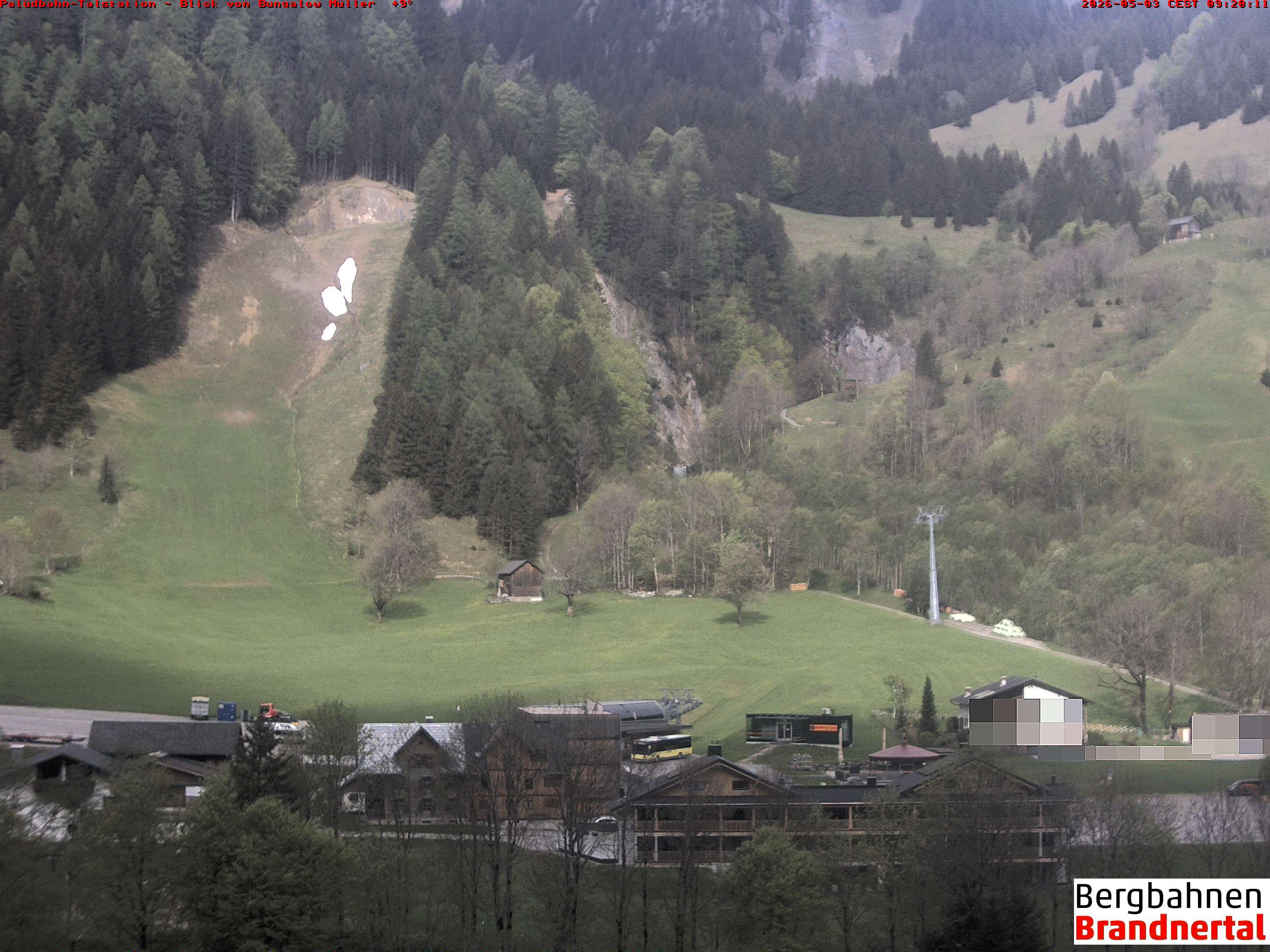 Blick auf Palüdbahn von Bungalow Müller