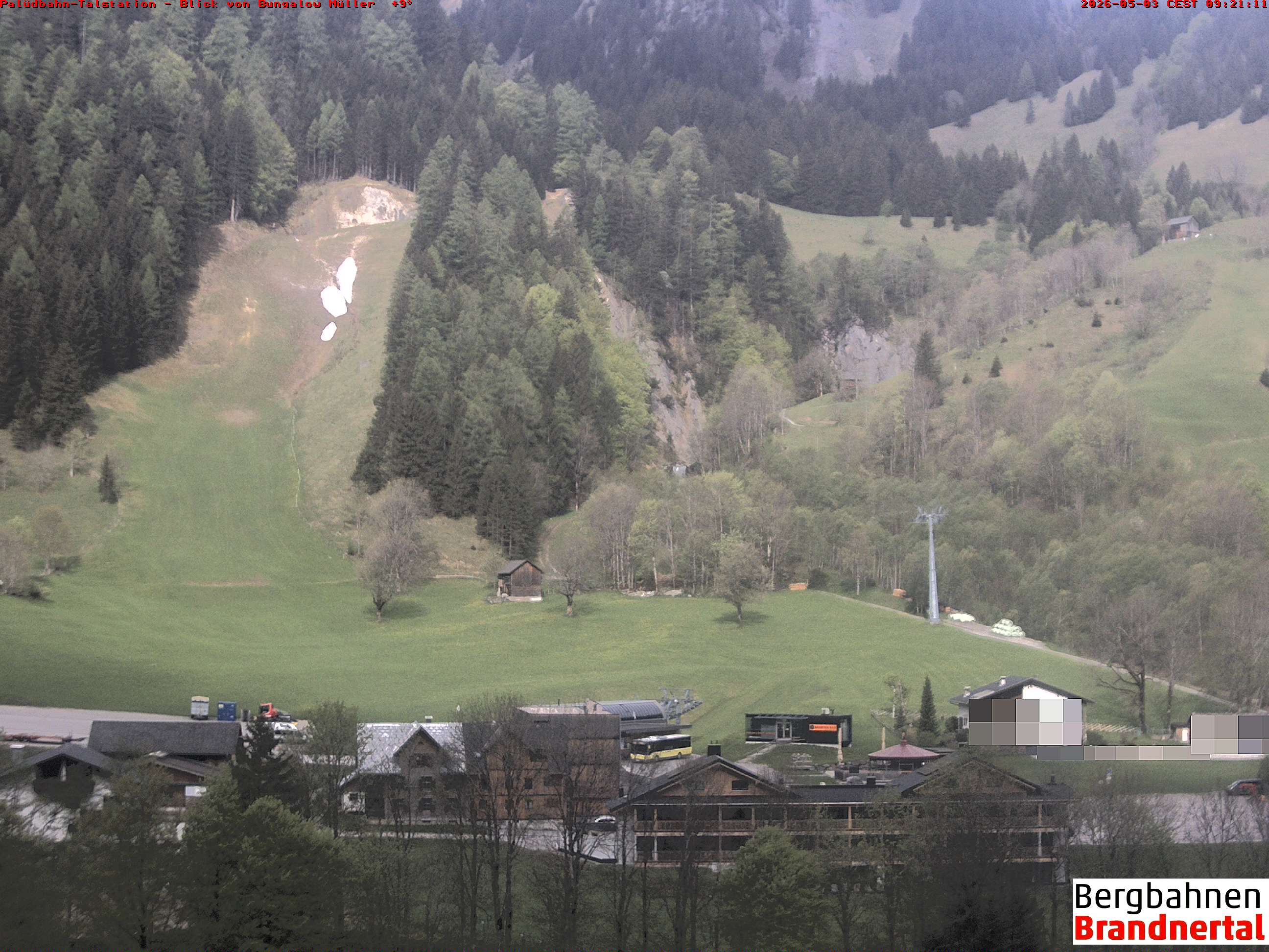 Blick auf Palüdbahn von Bungalow Müller