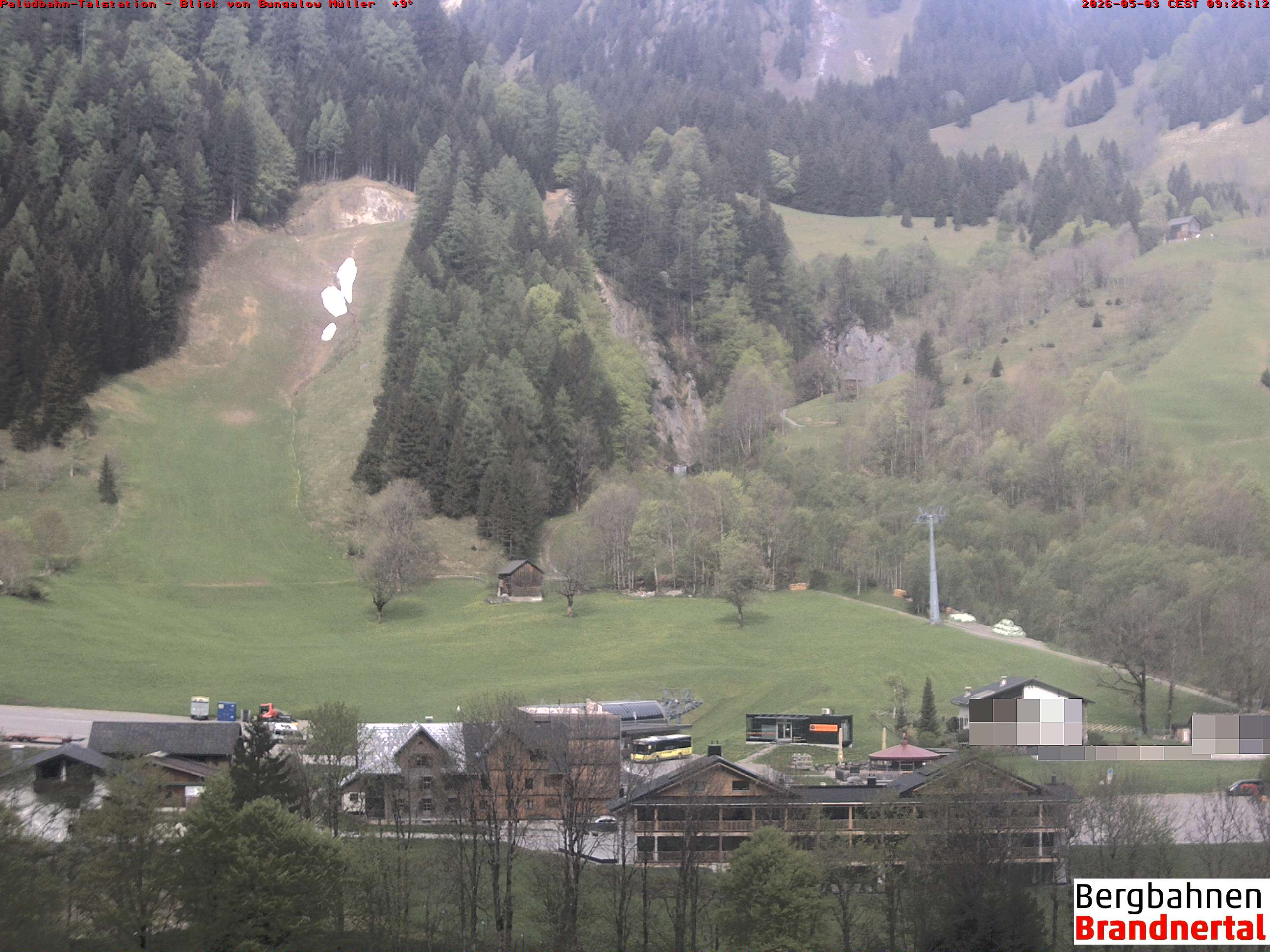 Blick auf Palüdbahn von Bungalow Müller
