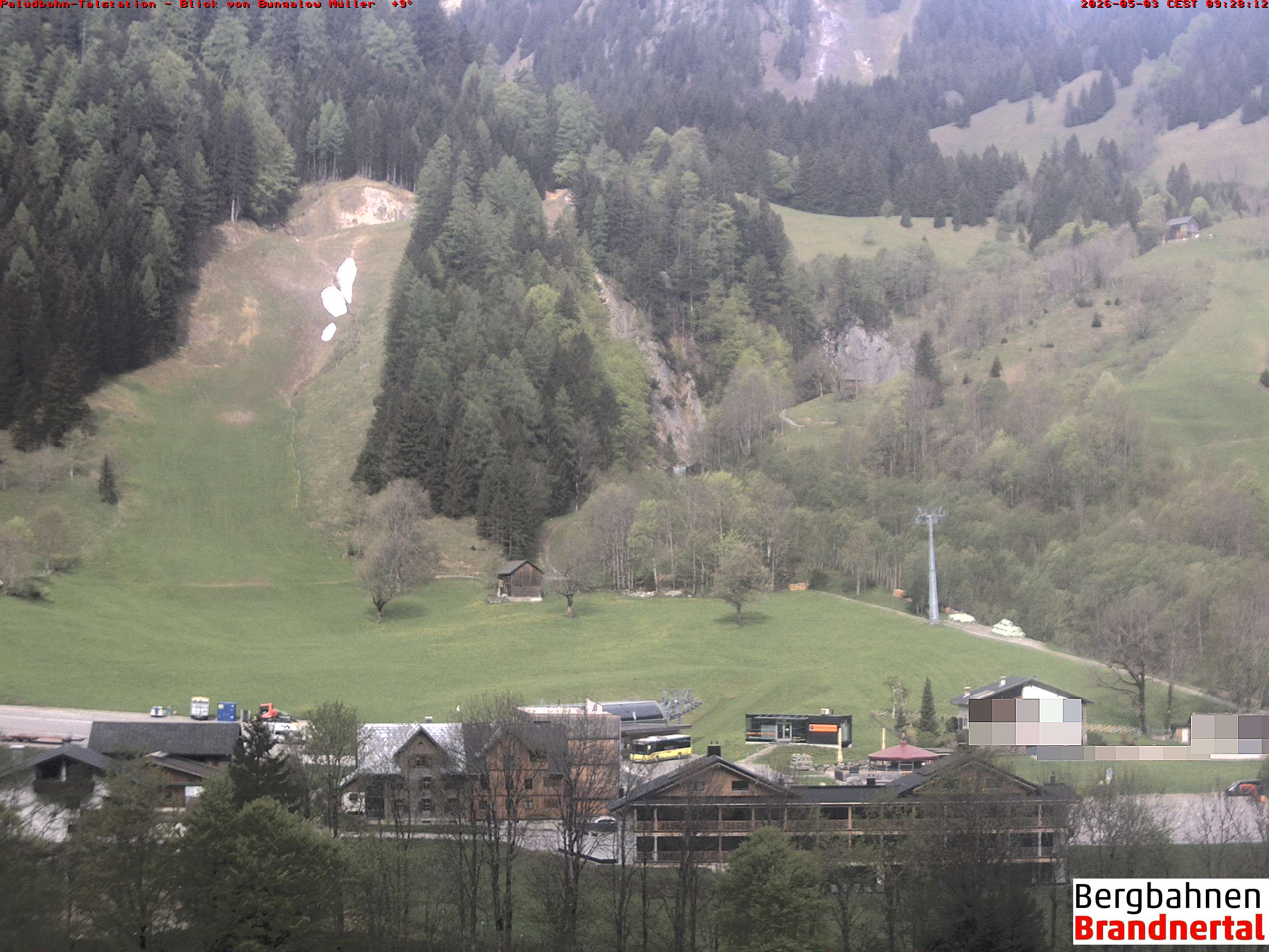 Blick auf Palüdbahn von Bungalow Müller