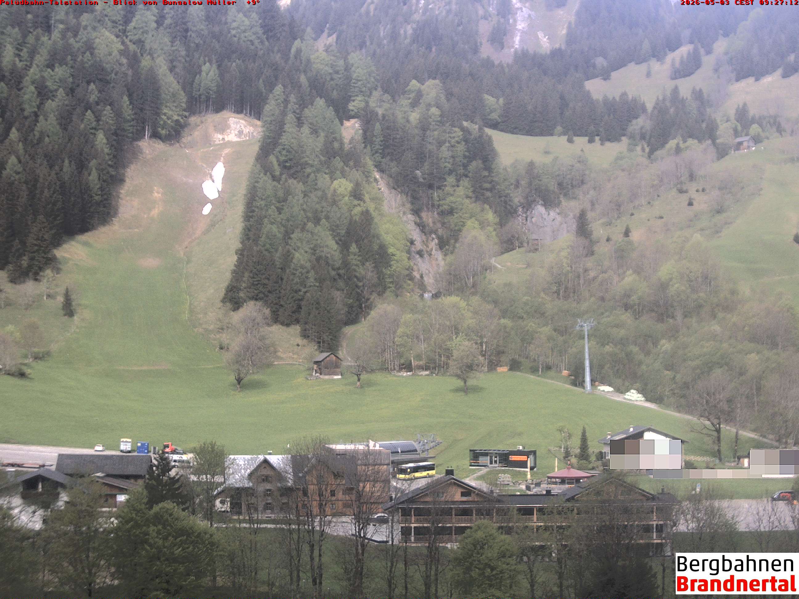 Blick auf Palüdbahn von Bungalow Müller