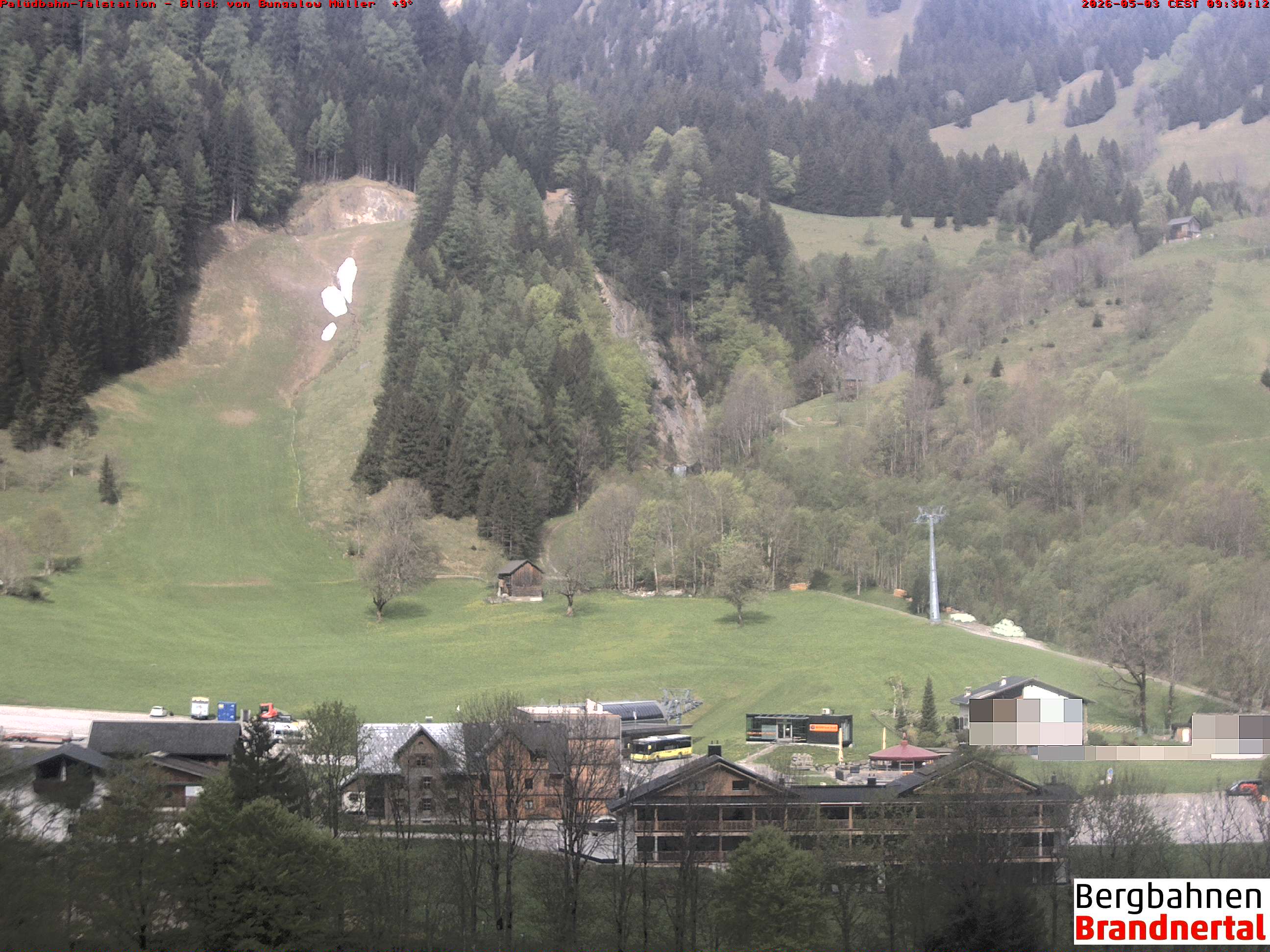 Blick auf Palüdbahn von Bungalow Müller