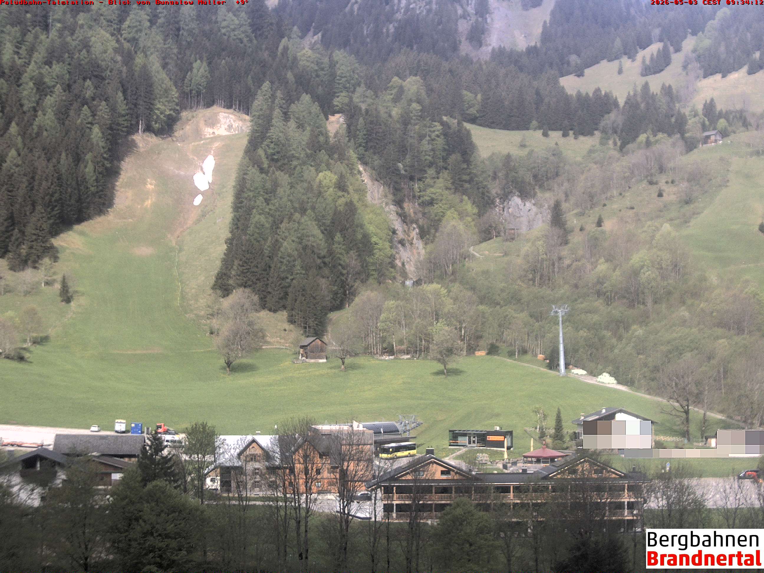 Blick auf Palüdbahn von Bungalow Müller