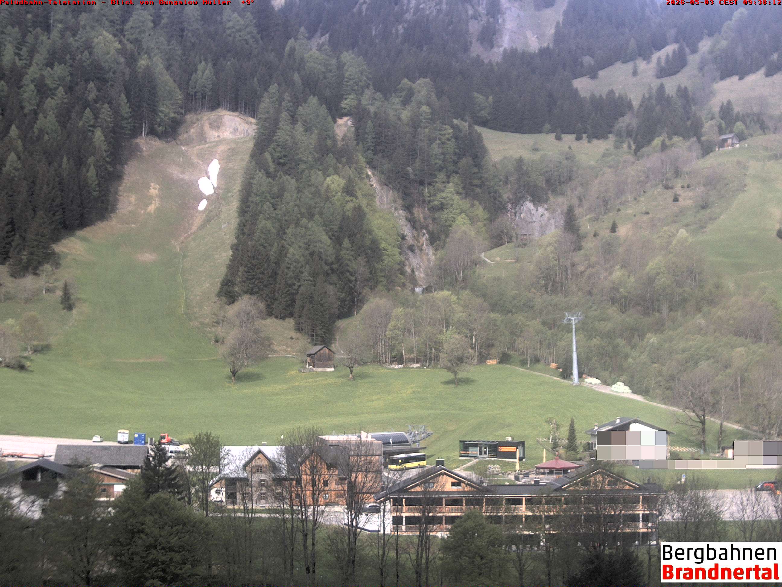 Blick auf Palüdbahn von Bungalow Müller