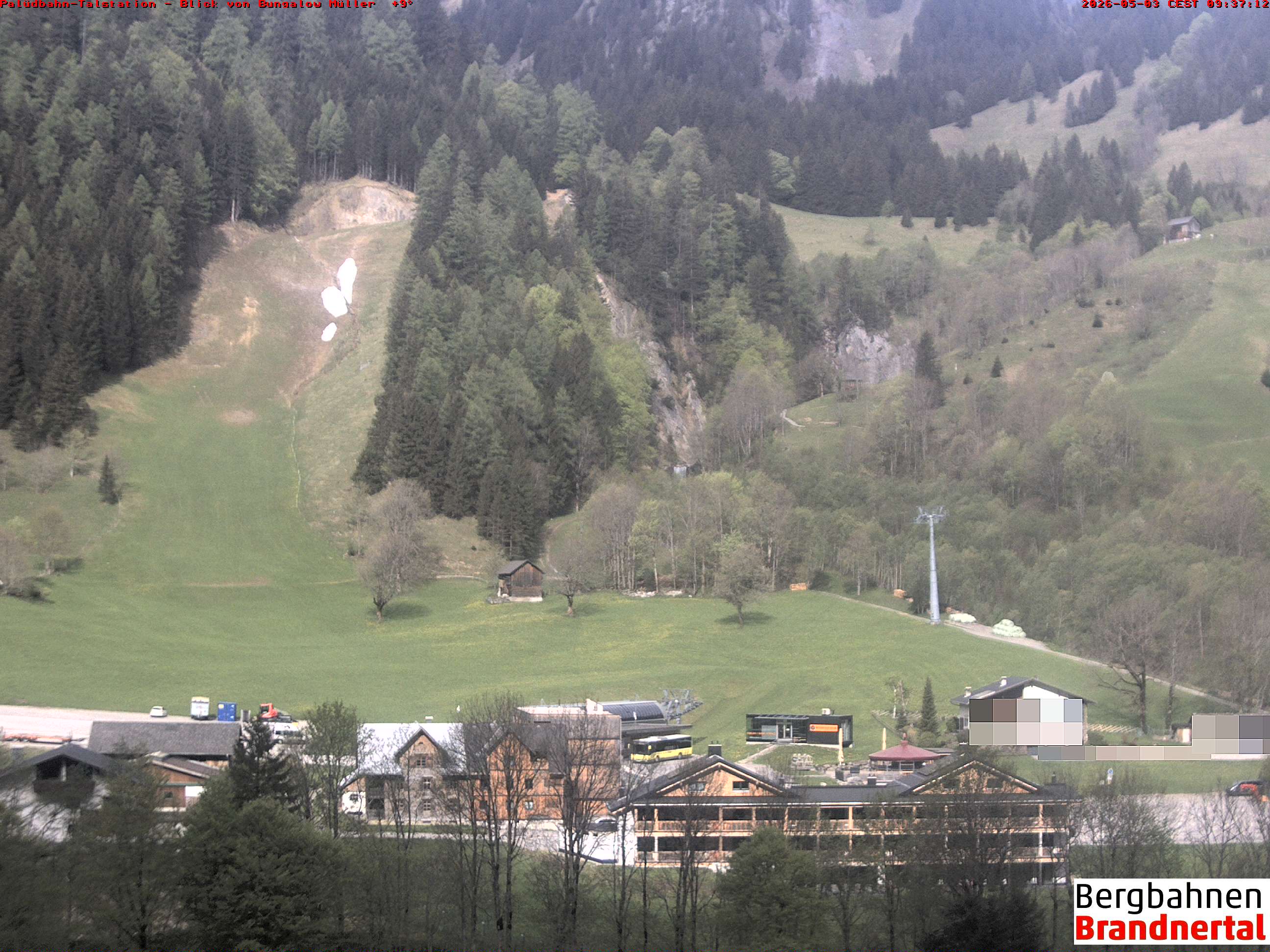 Blick auf Palüdbahn von Bungalow Müller