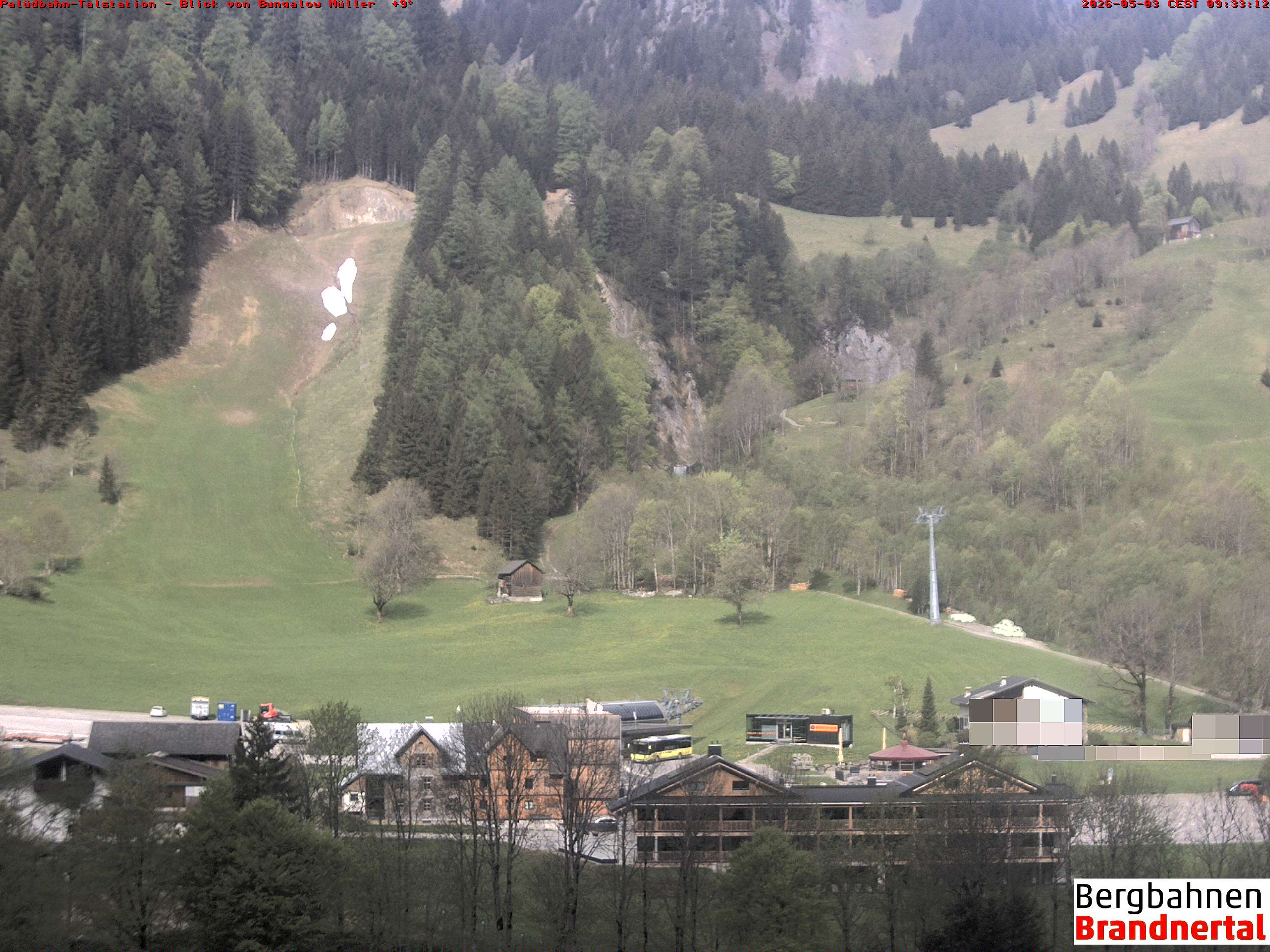 Blick auf Palüdbahn von Bungalow Müller