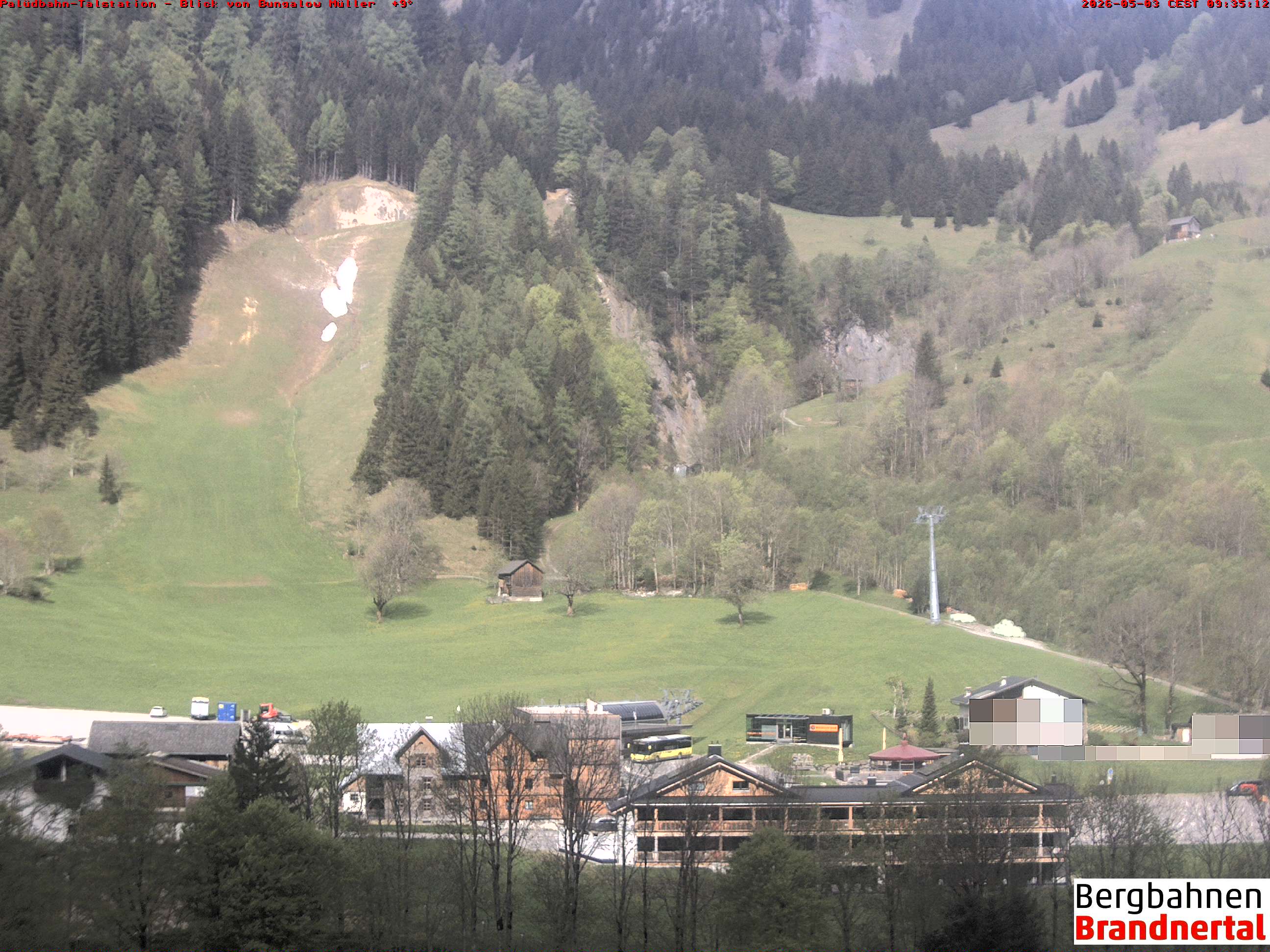 Blick auf Palüdbahn von Bungalow Müller