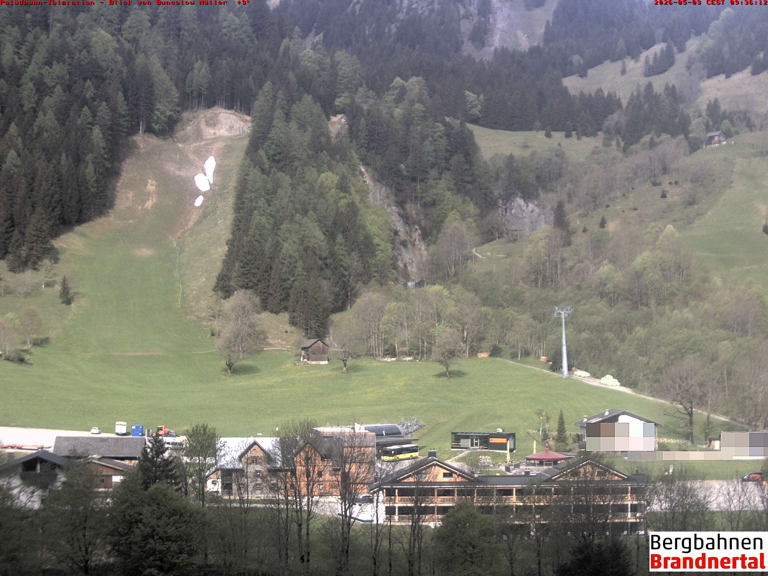 Blick auf Palüdbahn von Bungalow Müller