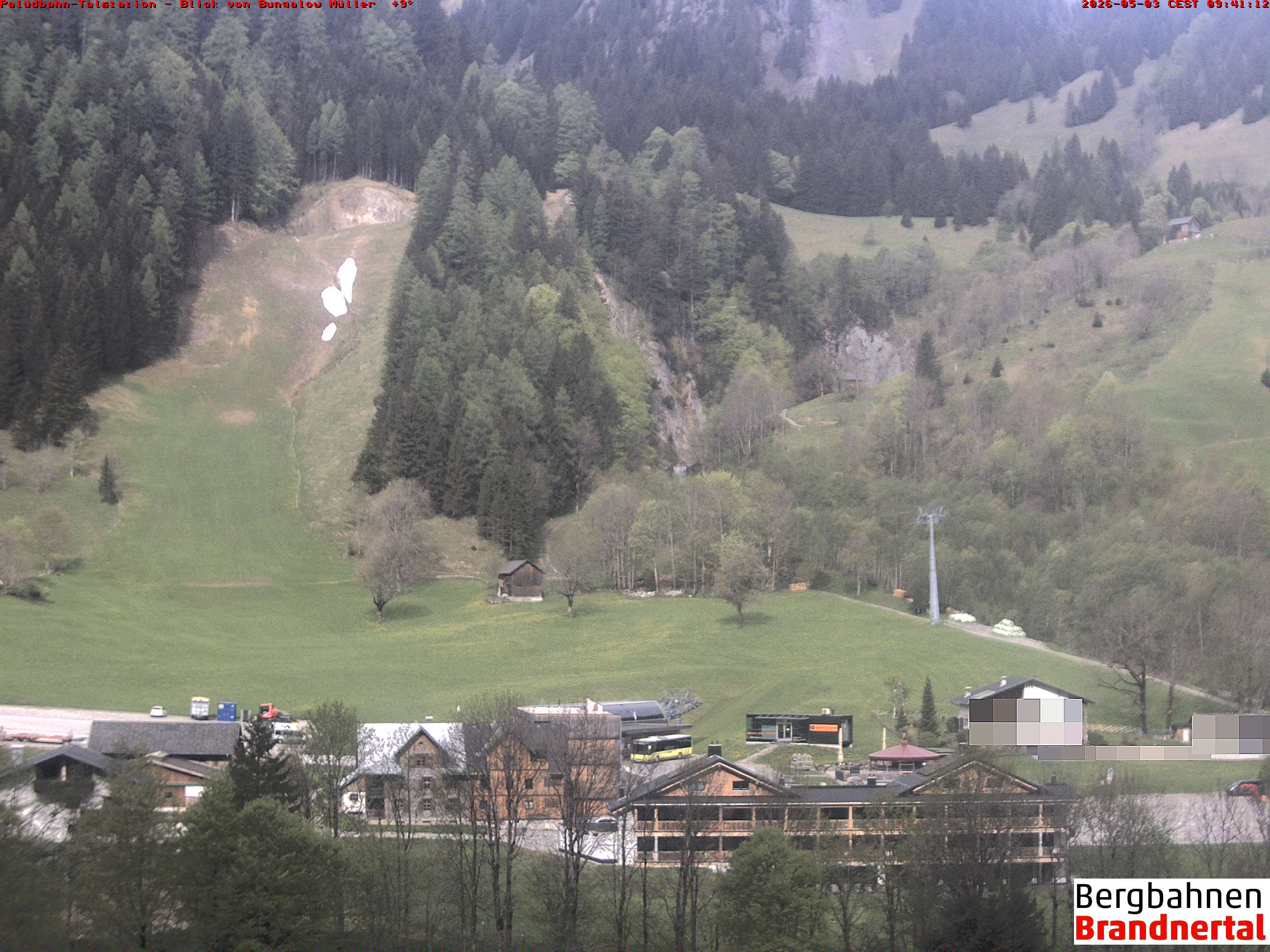 Blick auf Palüdbahn von Bungalow Müller